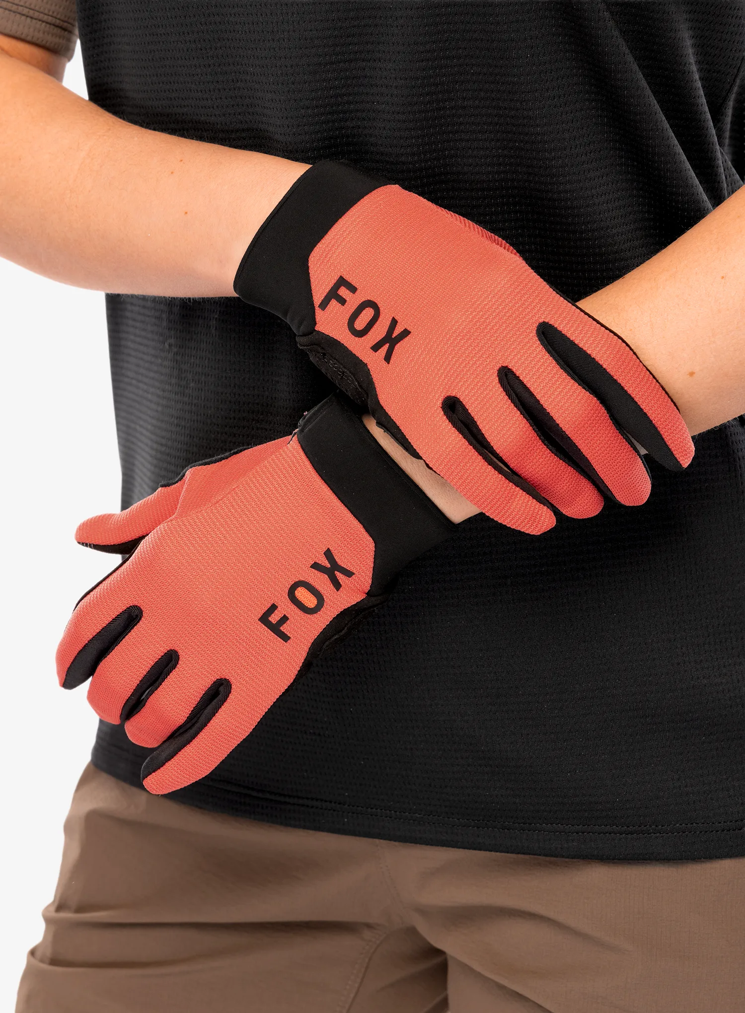 Велосипедні рукавиці жіночі Fox Ranger Glove Gel - salmon