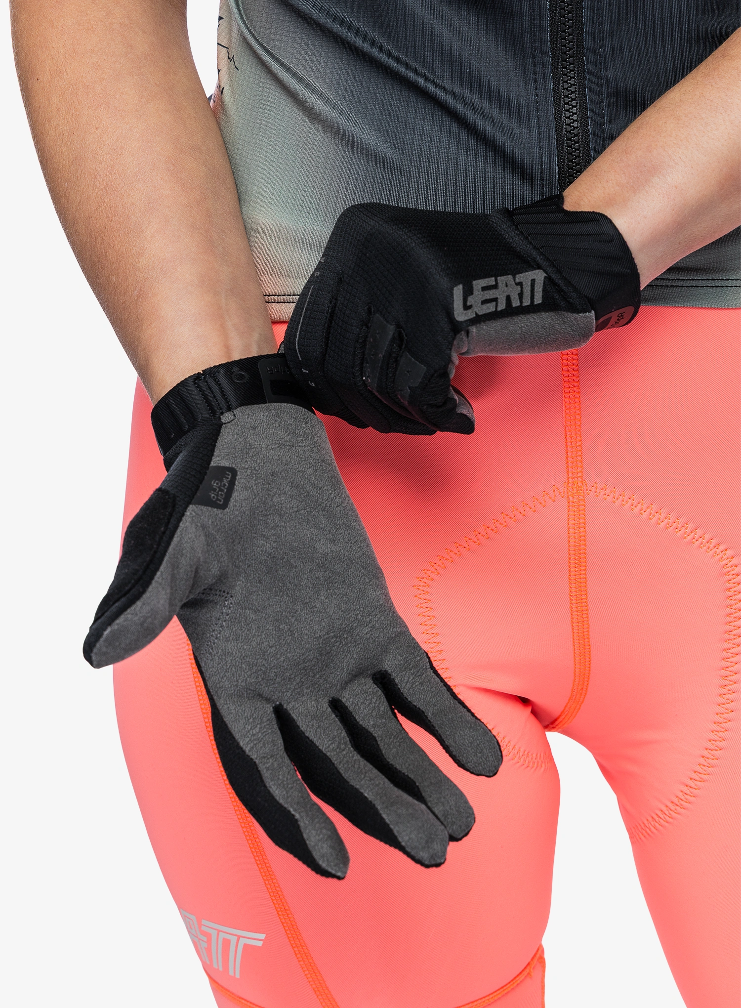 Велосипедні рукавиці жіночі Leatt Glove MTB 1.0 GripR - stealth