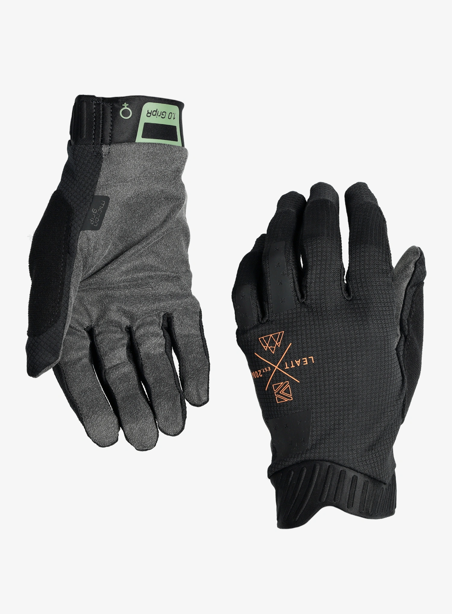 Велосипедні рукавиці жіночі Leatt Glove MTB 1.0 GripR - stealth/stealth