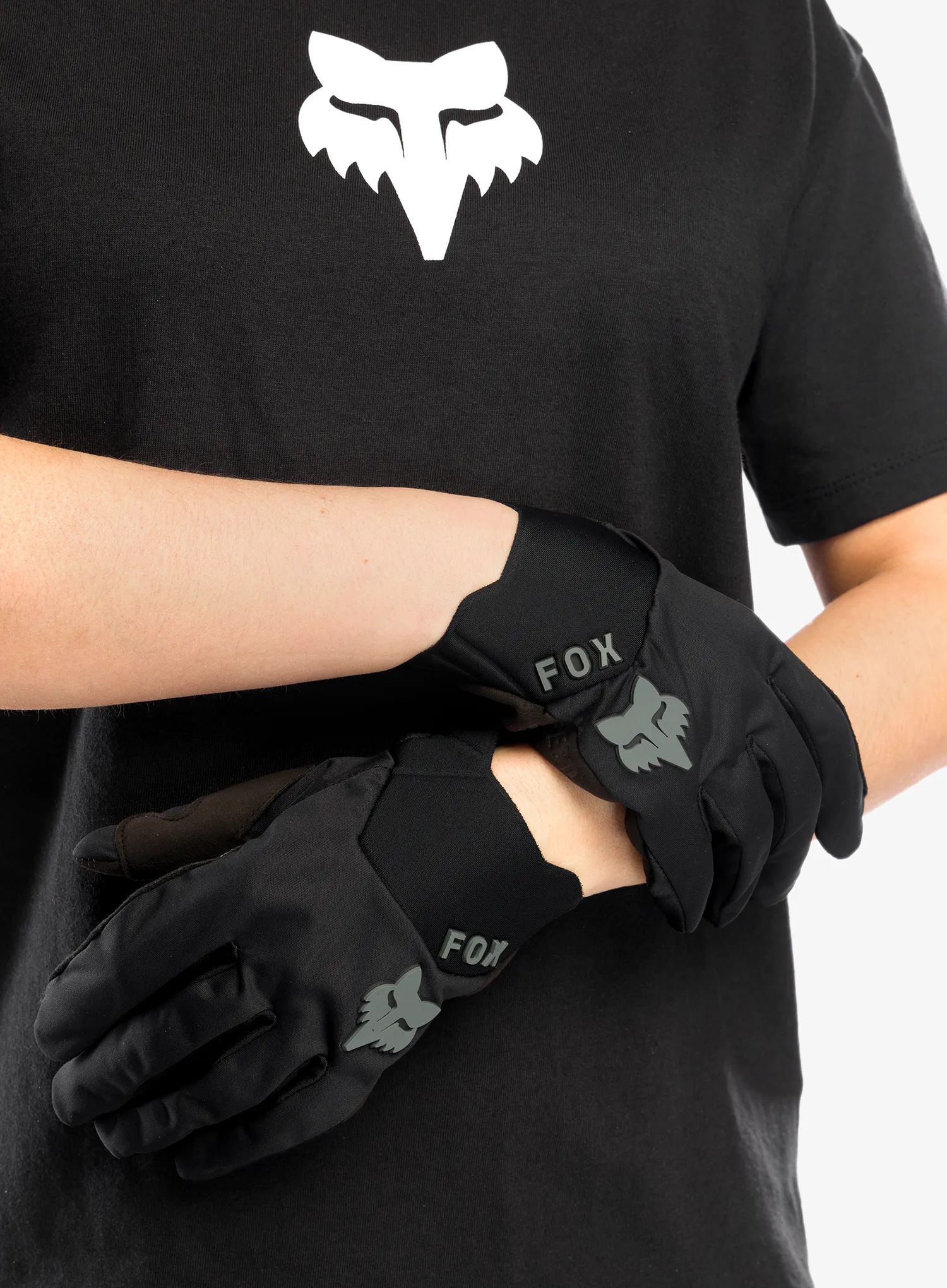 Велосипедні рукавиці Fox Defend Wind Offroad Glove - black