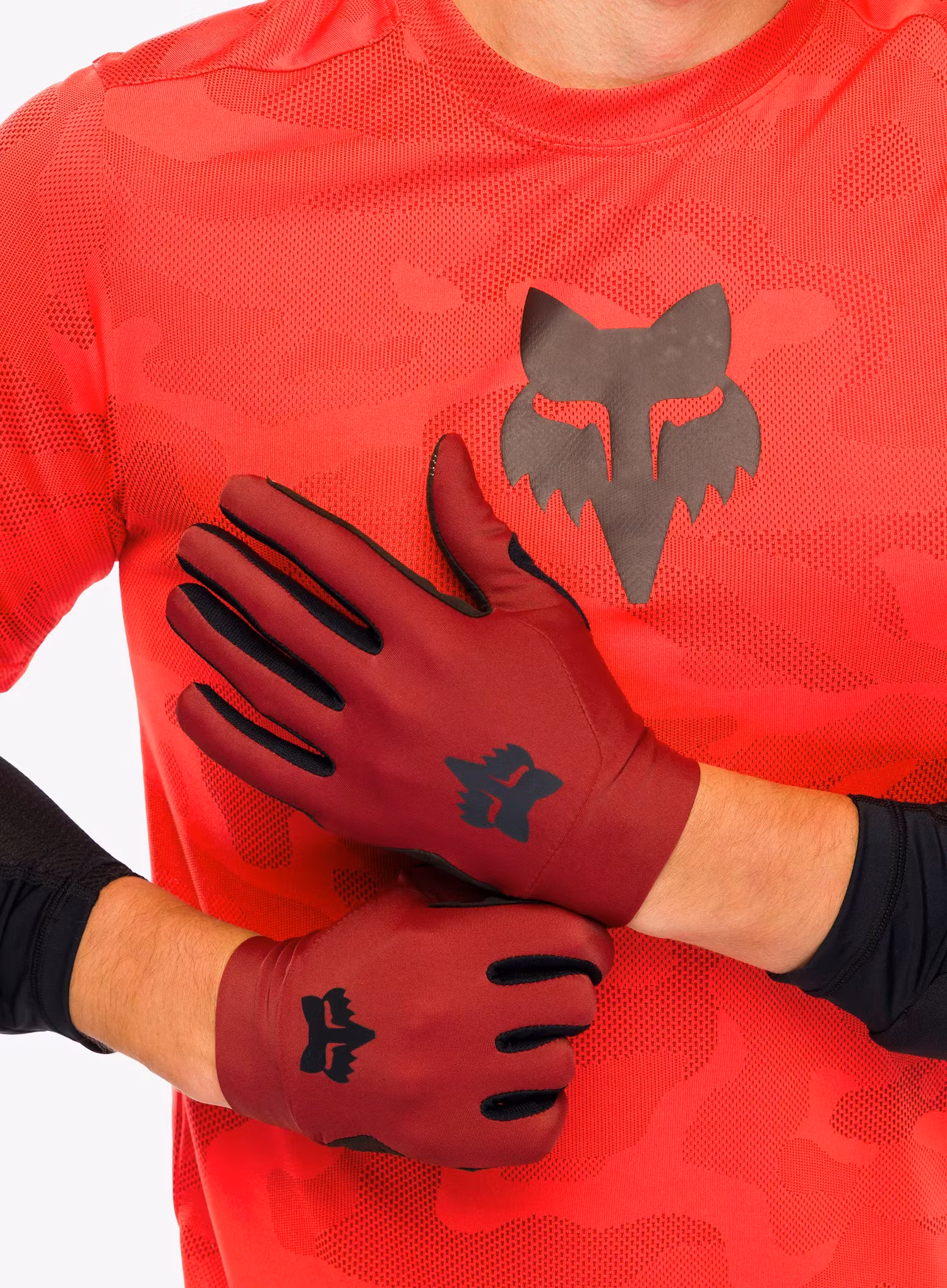 Велосипедні рукавиці Fox Flexair Glove - rust