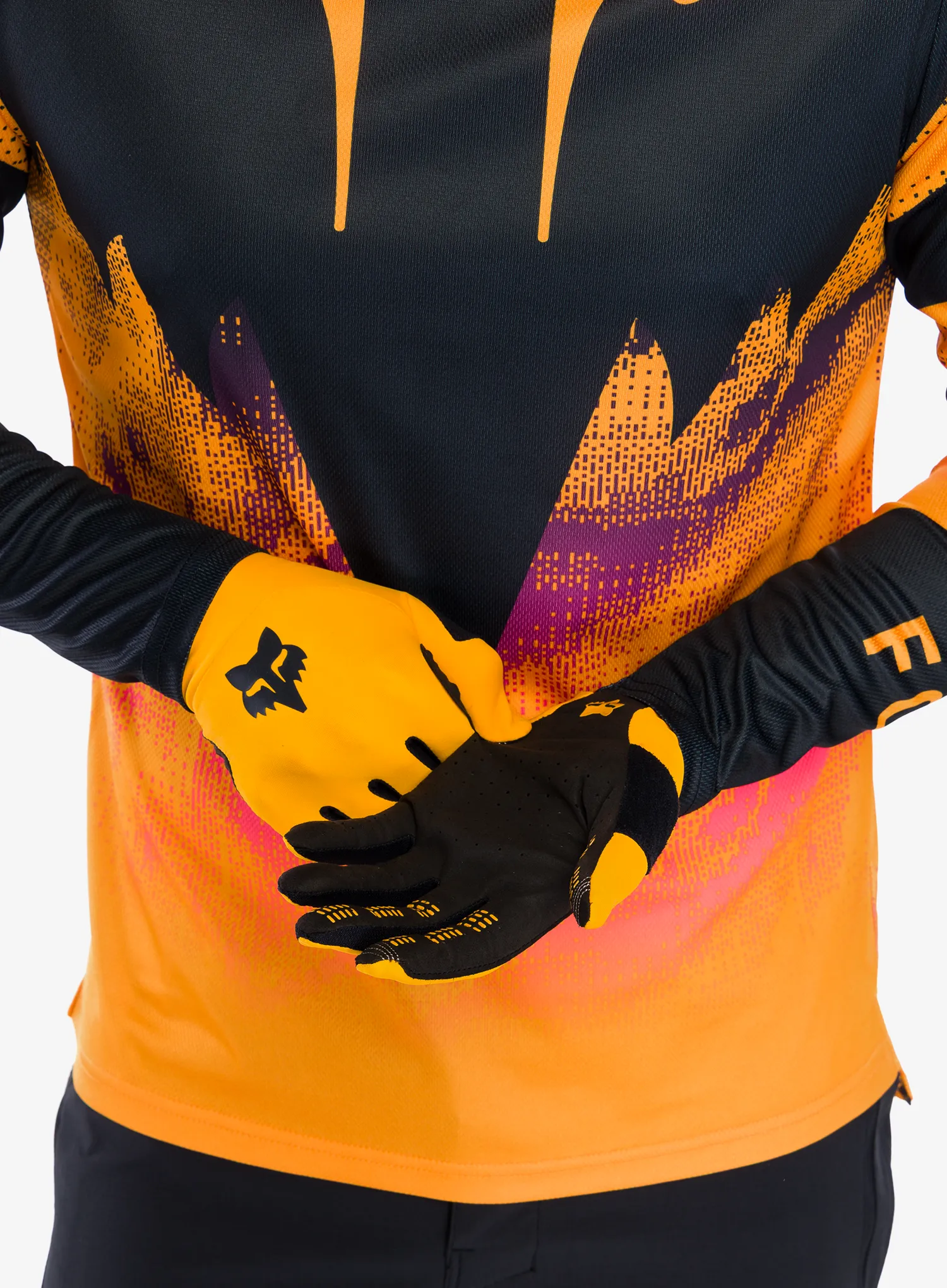 Велосипедні рукавиці Fox Flexair Glove - tangerine