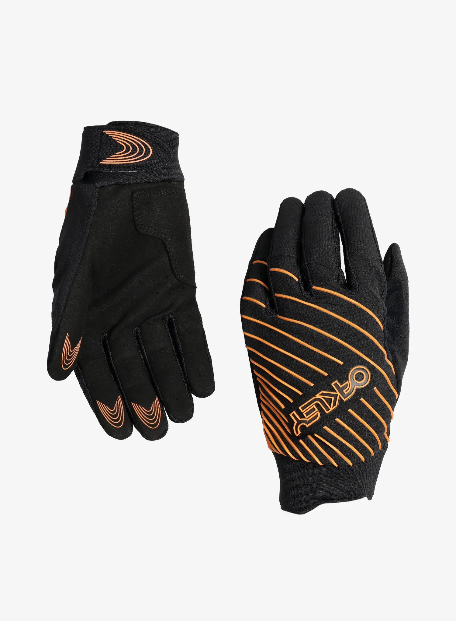 Велосипедні рукавиці Oakley Drop In MTB Glove 2.0 - blackout/soft orange