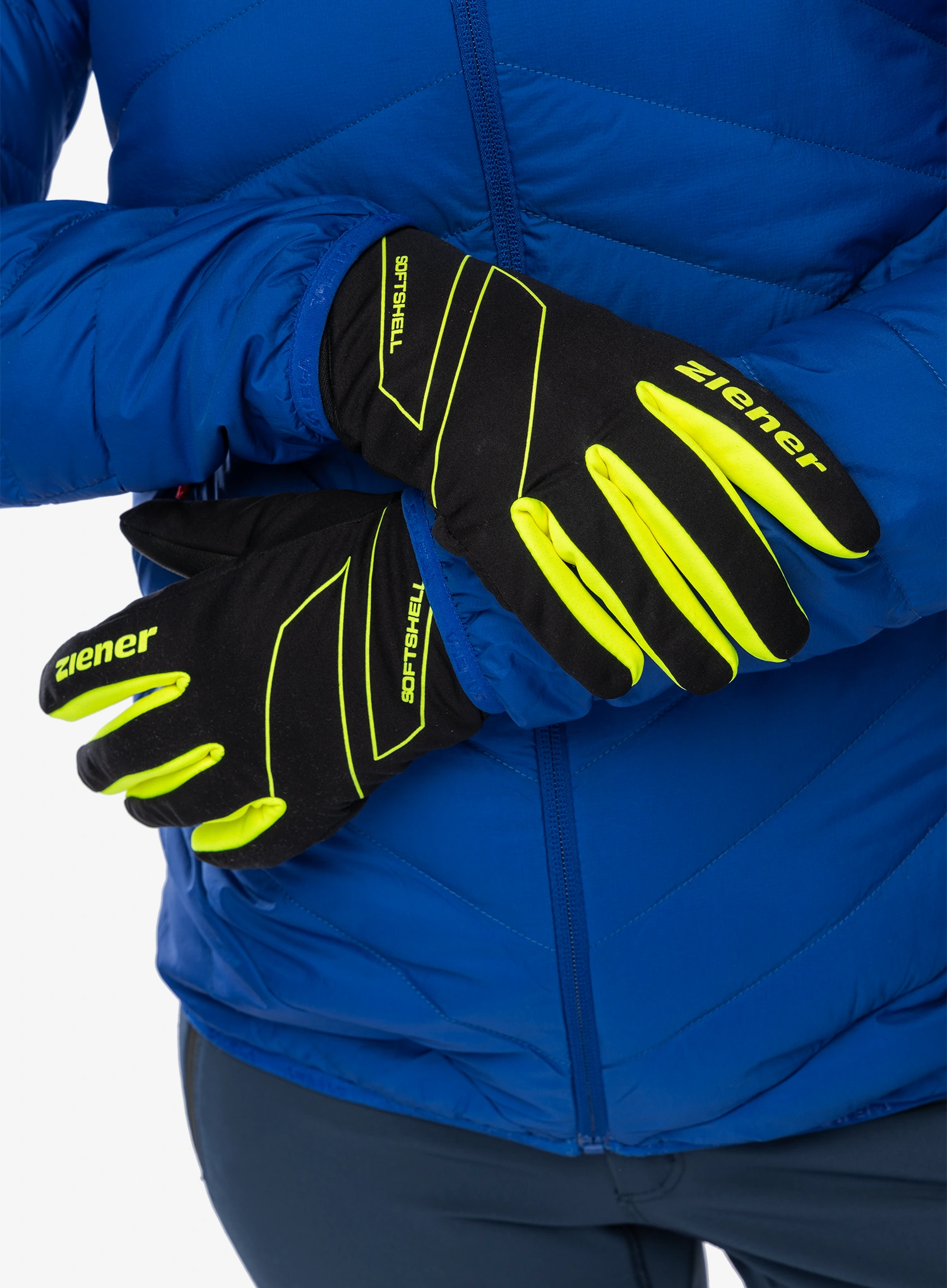 Рукавиці softshell Ziener Ilion AS - poison yellow