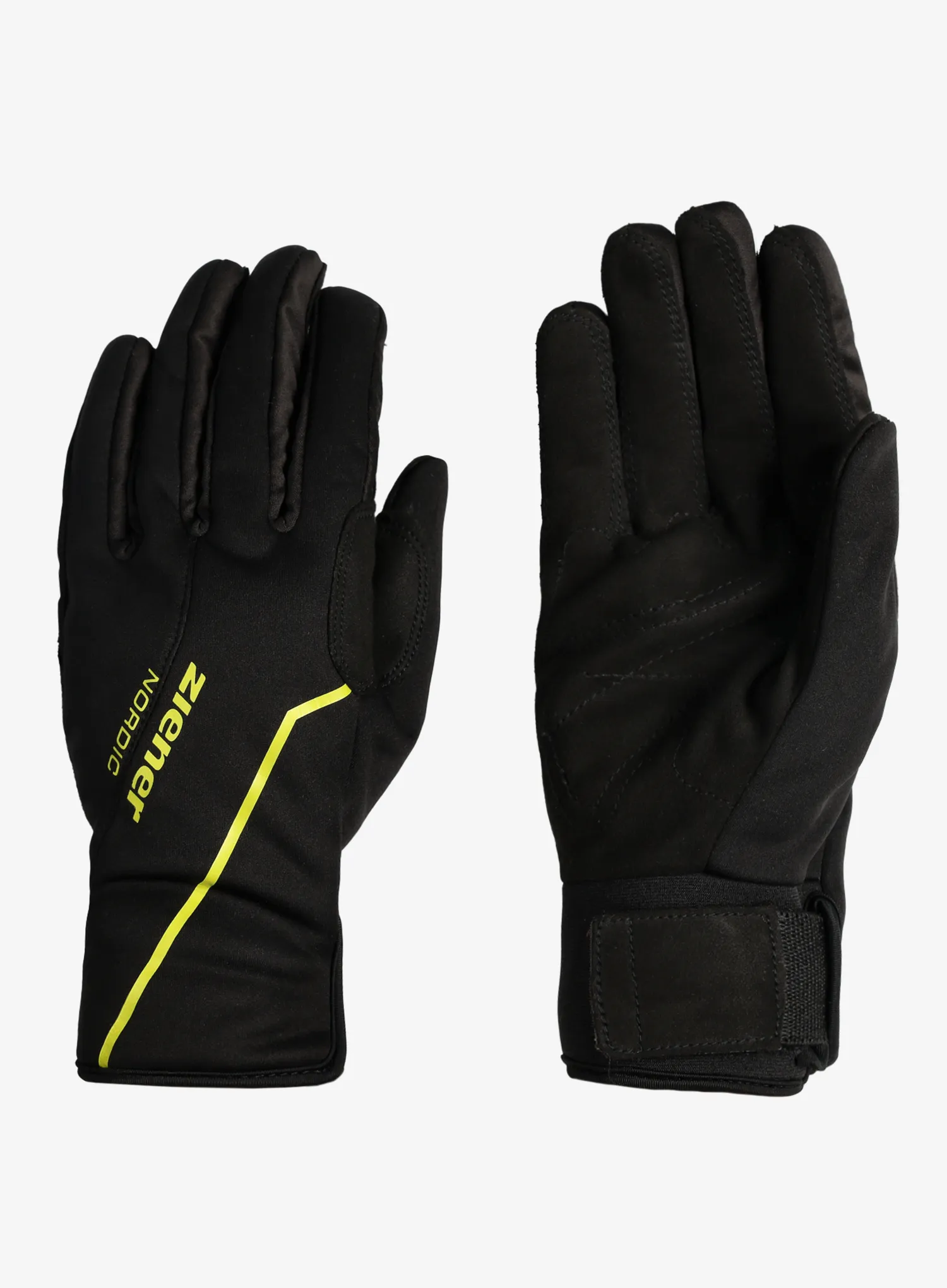 Рукавиці softshell Ziener Ultimo PR - black/lime