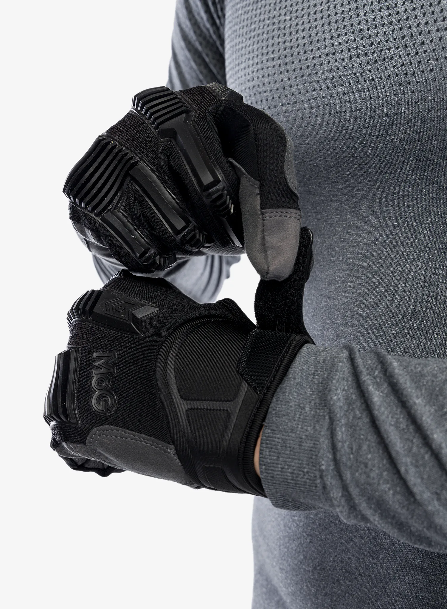Рукавички тактичні MoG Target High Abrasion ErgoShield - black