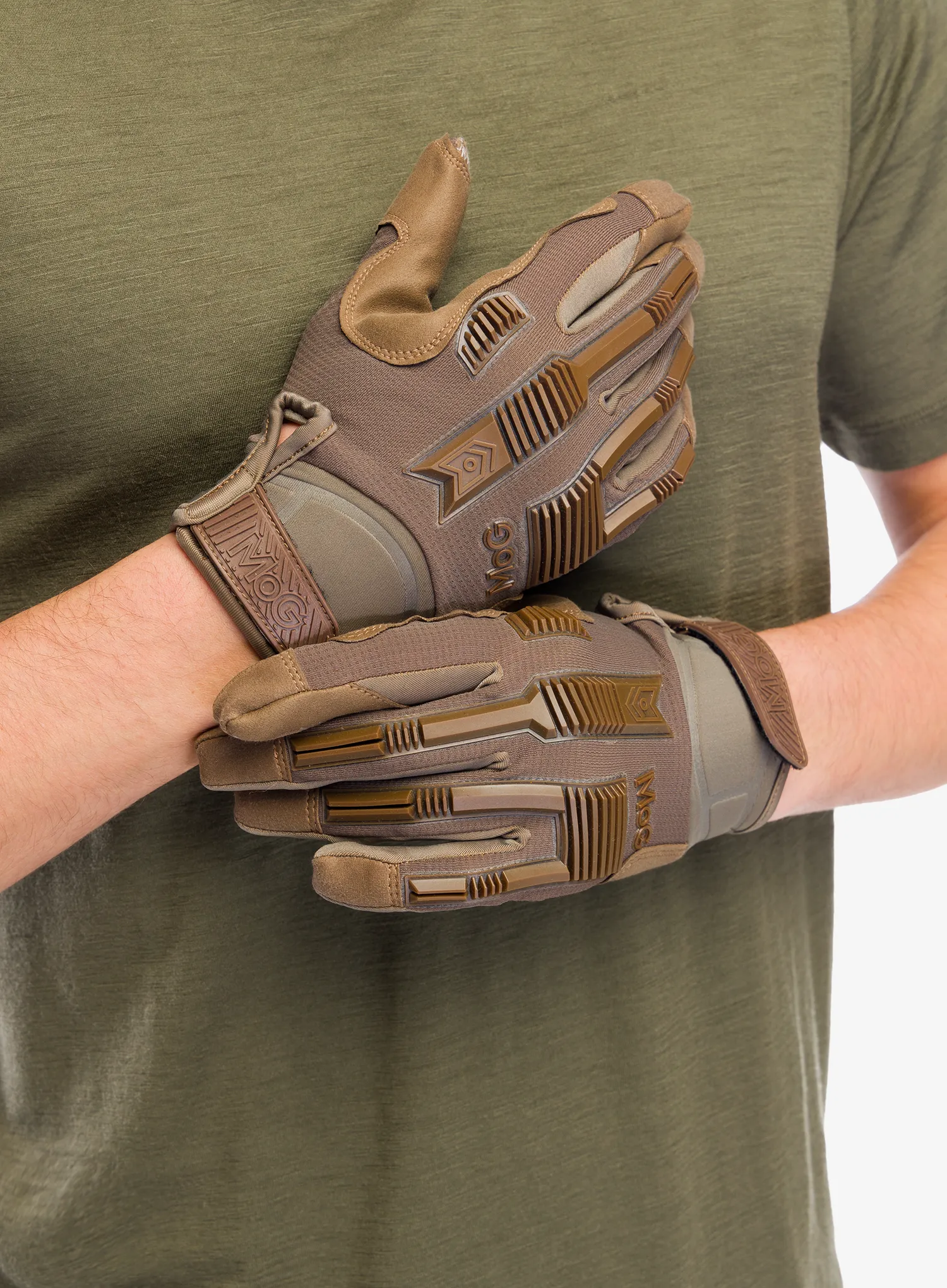 Рукавички тактичні MoG Target High Abrasion ErgoShield - coyote brown