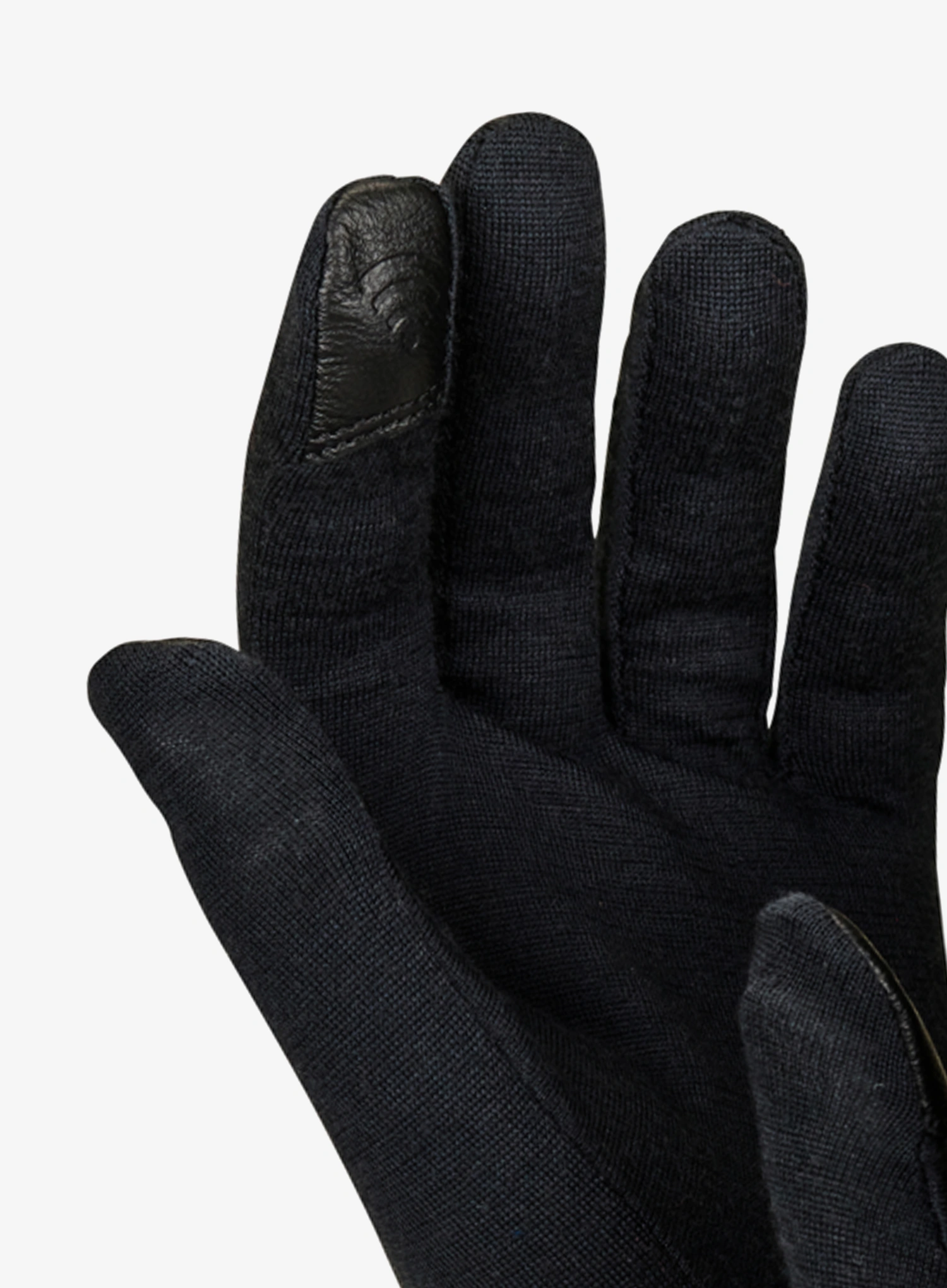 Рукавички вовняні Ortovox 185 Rock'N'Wool Glove Liner - black raven
