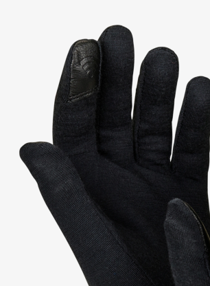 Рукавички вовняні Ortovox 185 Rock'N'Wool Glove Liner - black raven