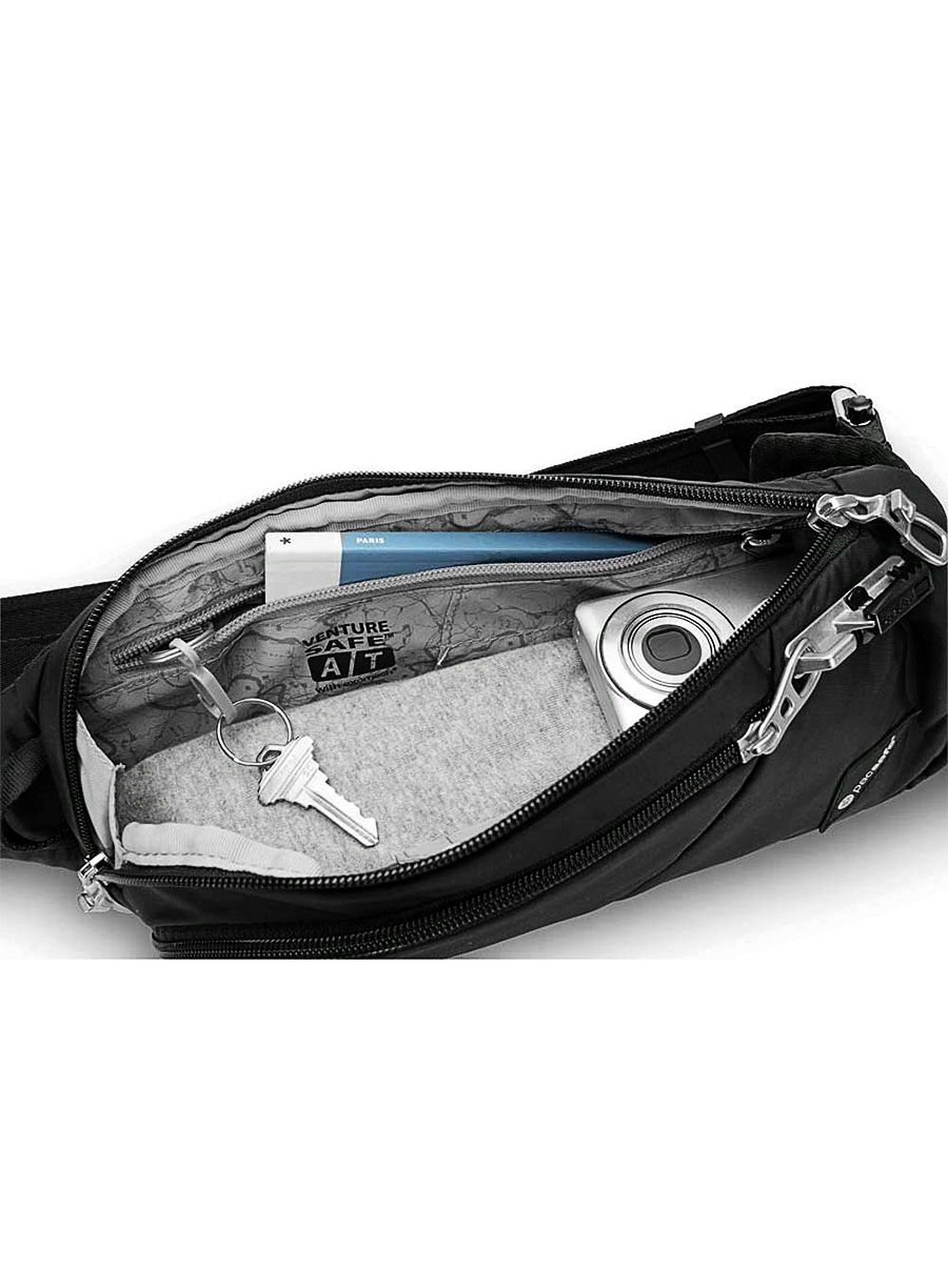 Сумка поясна Pacsafe Vibe 150 - jet black