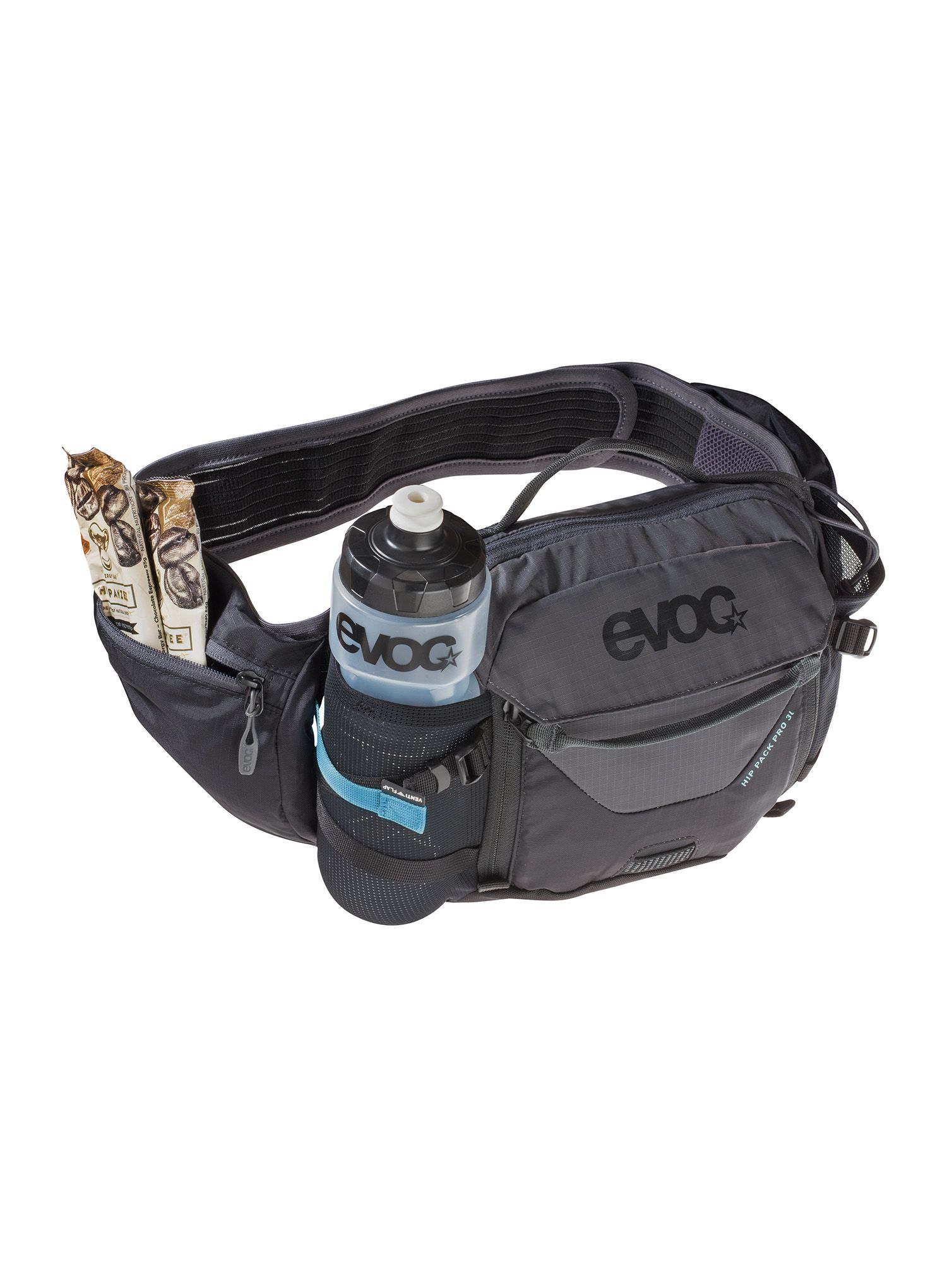Сумка поясна Evoc Hip Pack Pro 3 - black/carbon grey