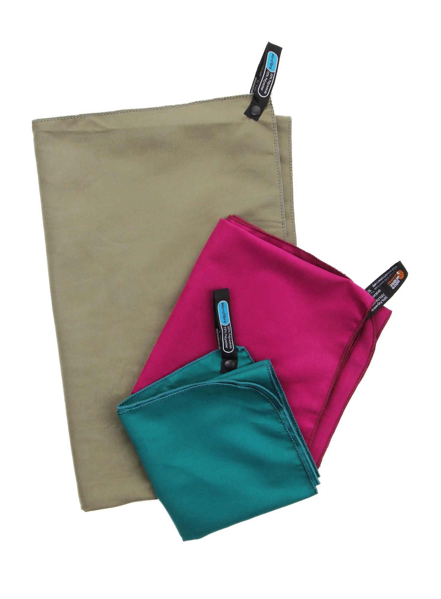 Швидковисихаючі рушники Sea To Summit Drylite Towel Set 13 - jade, berry, eucalypt