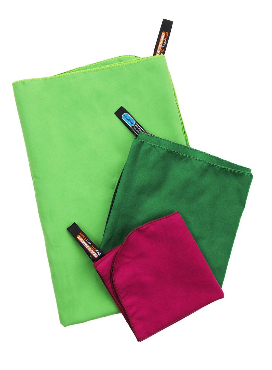 Швидковисихаючі рушники Sea To Summit Drylite Towel Set 15 - berry, jade, lime