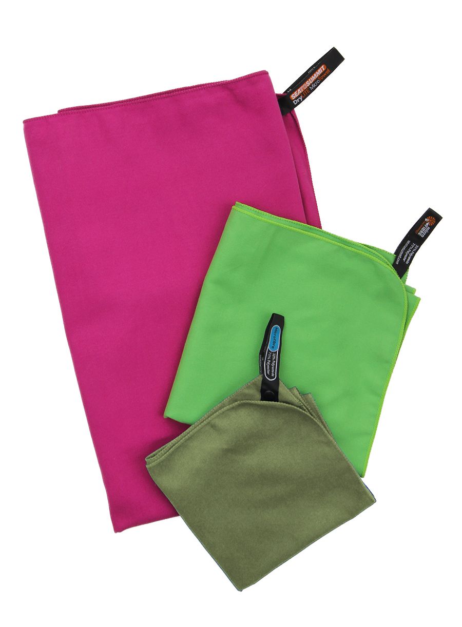 Швидковисихаючі рушники Sea To Summit Drylite Towel Set 17 - eucalypt, lime, berry
