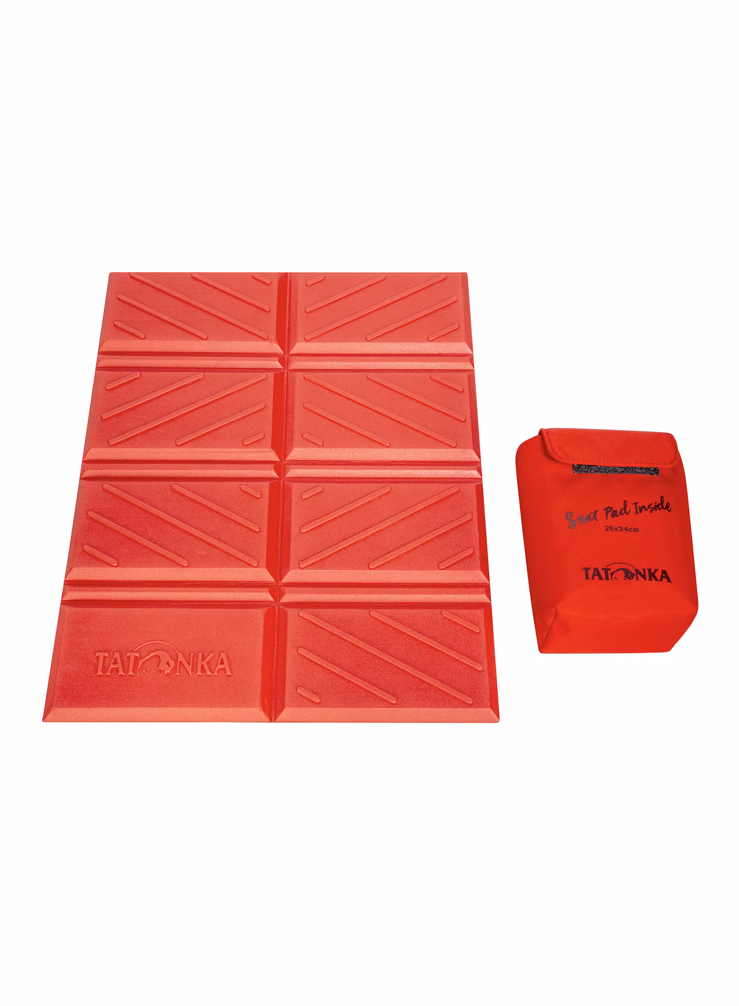Сідачка туристична Tatonka Foldable Seat Mat 26x34cm - red