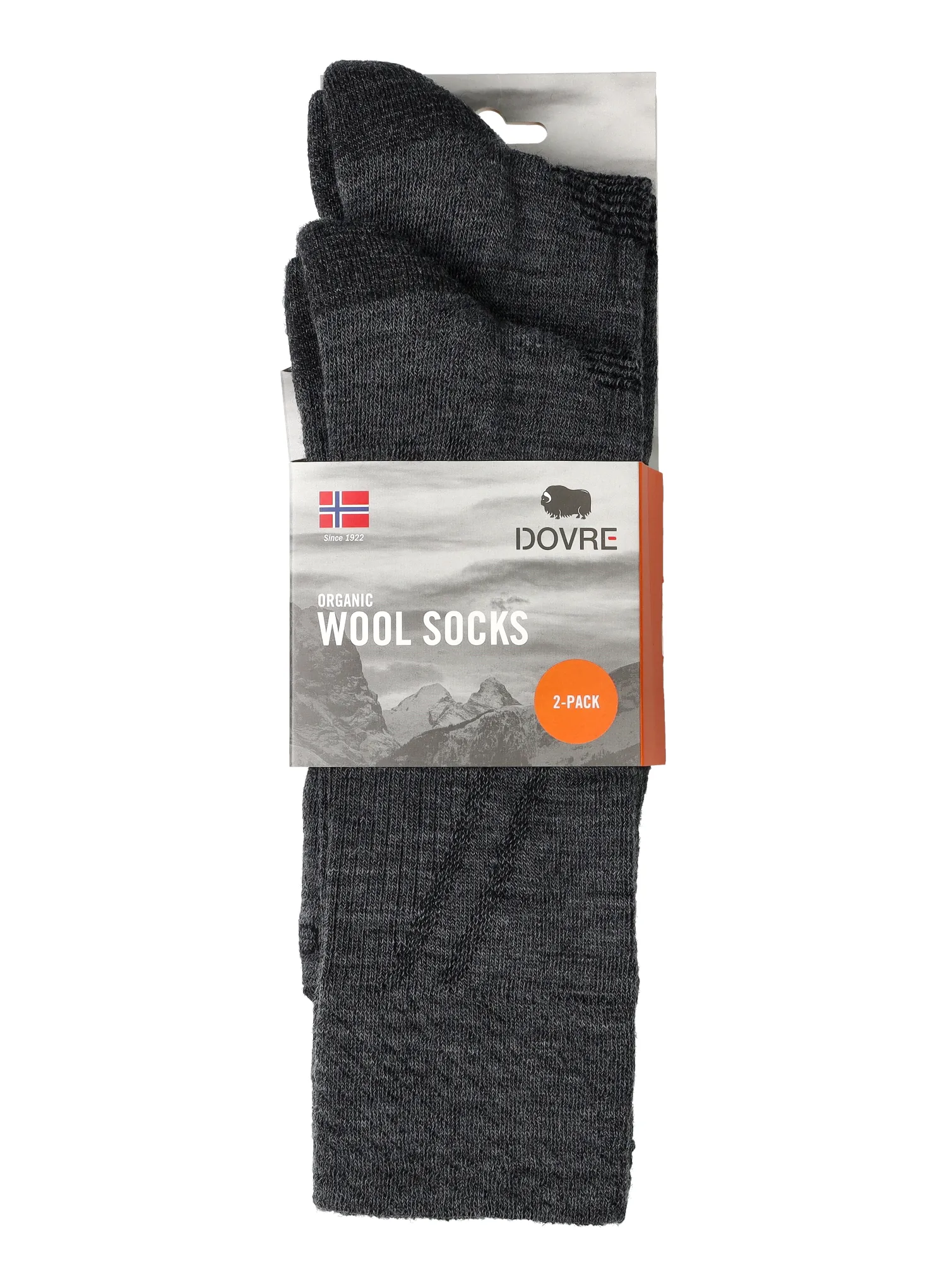 Носки трекінгові Dovre Terrysocks Org Wool 2-Pack - dark grey melange