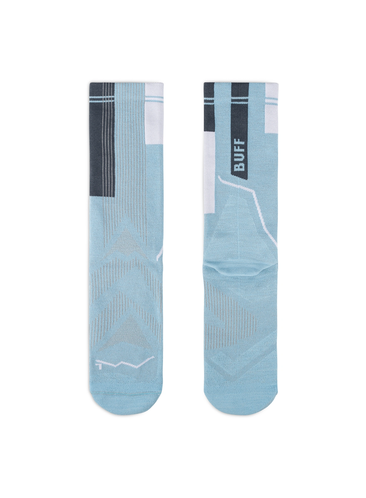 Шкарпетки для бігу Buff Coolnet Crew Sock CC - dusty blue