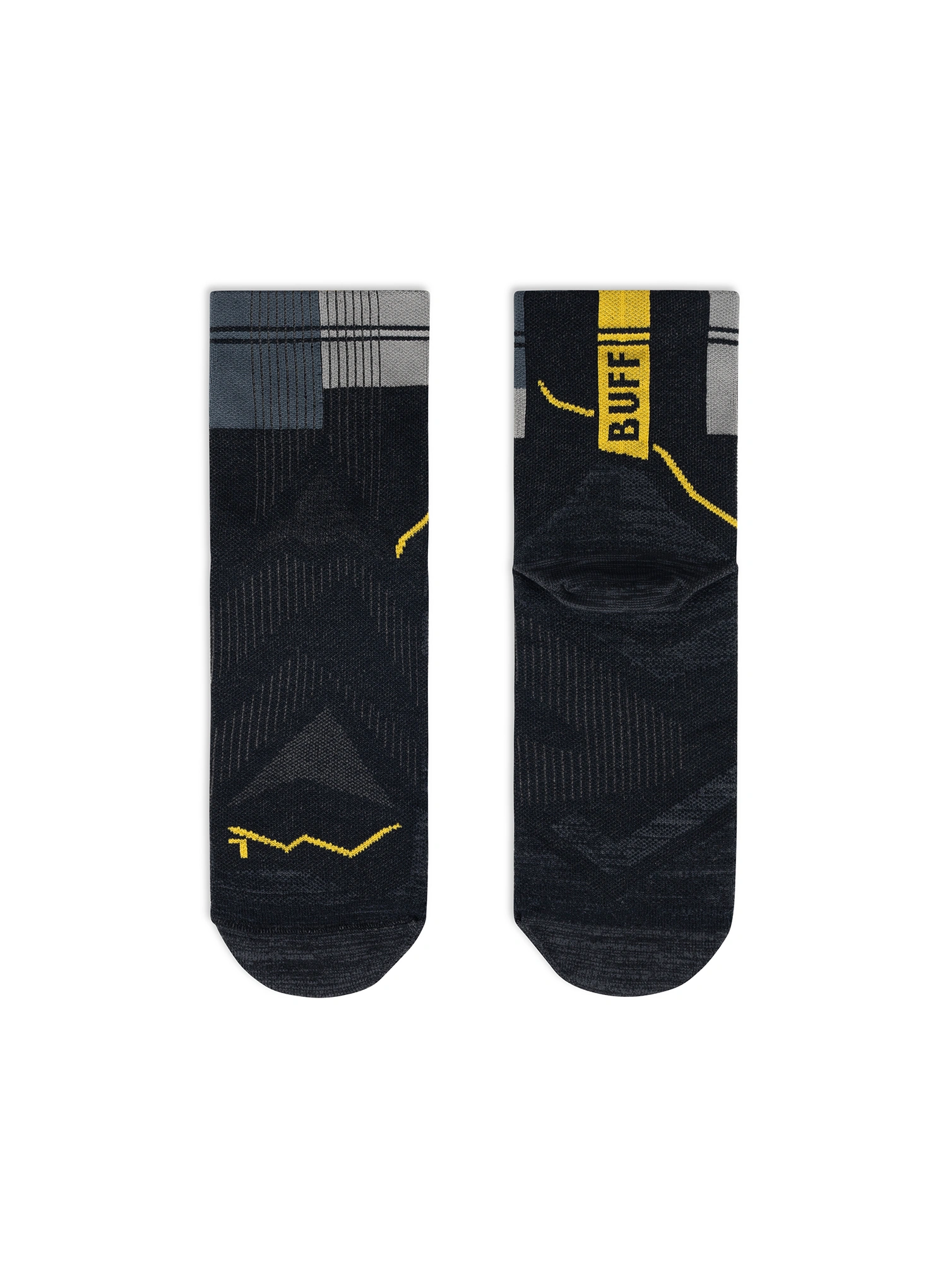 Шкарпетки для бігу Buff Coolnet Quarter Sock CQ - graphite