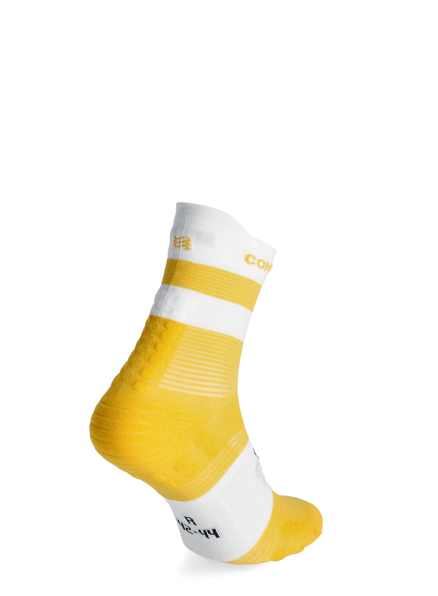 Шкарпетки для бігу Compressport Pro Racing Socks v4.0 Run High - lemon/white