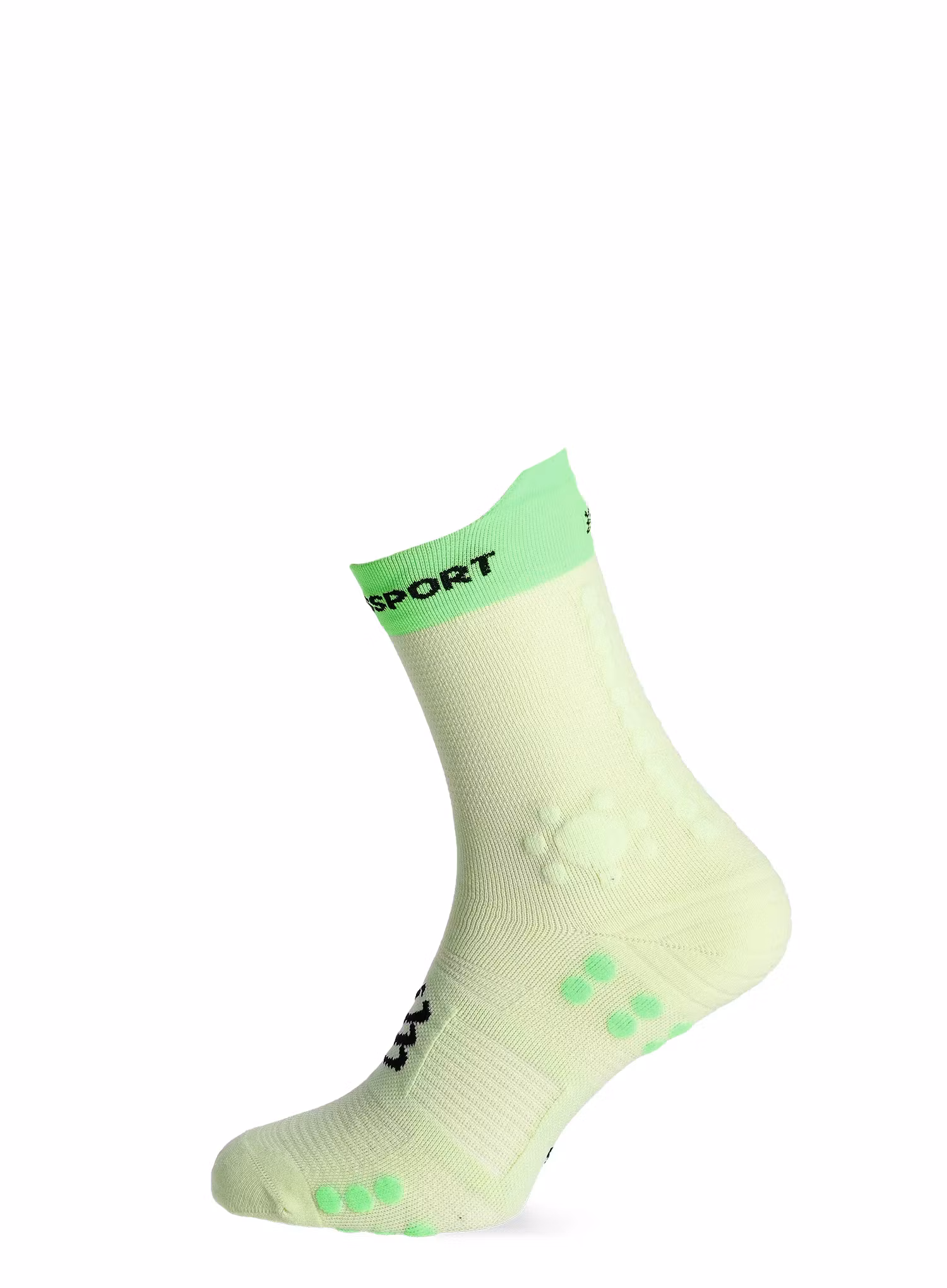 Шкарпетки для бігу Compressport Pro Racing Socks v4.0 Trail - lime/neon green
