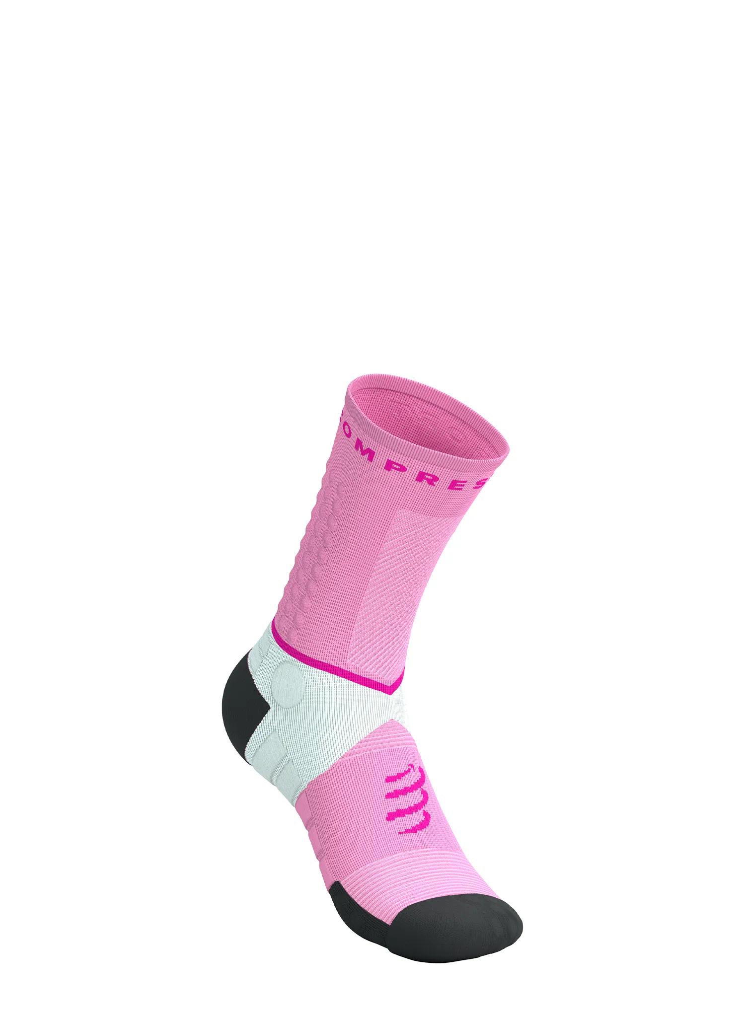 Шкарпетки для бігу Compressport Ultra Trail Socks v2.0 - begonia/neon pink