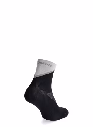 Шкарпетки для бігу Salomon Pulse Ankle - black/gull gray/silver cloud
