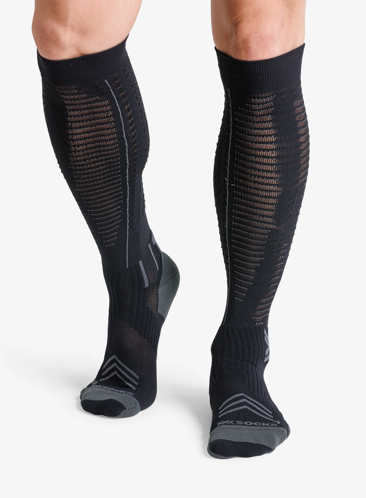 Шкарпетки для бігу X-Socks Run Expert Effektor Otc - black/charcoal