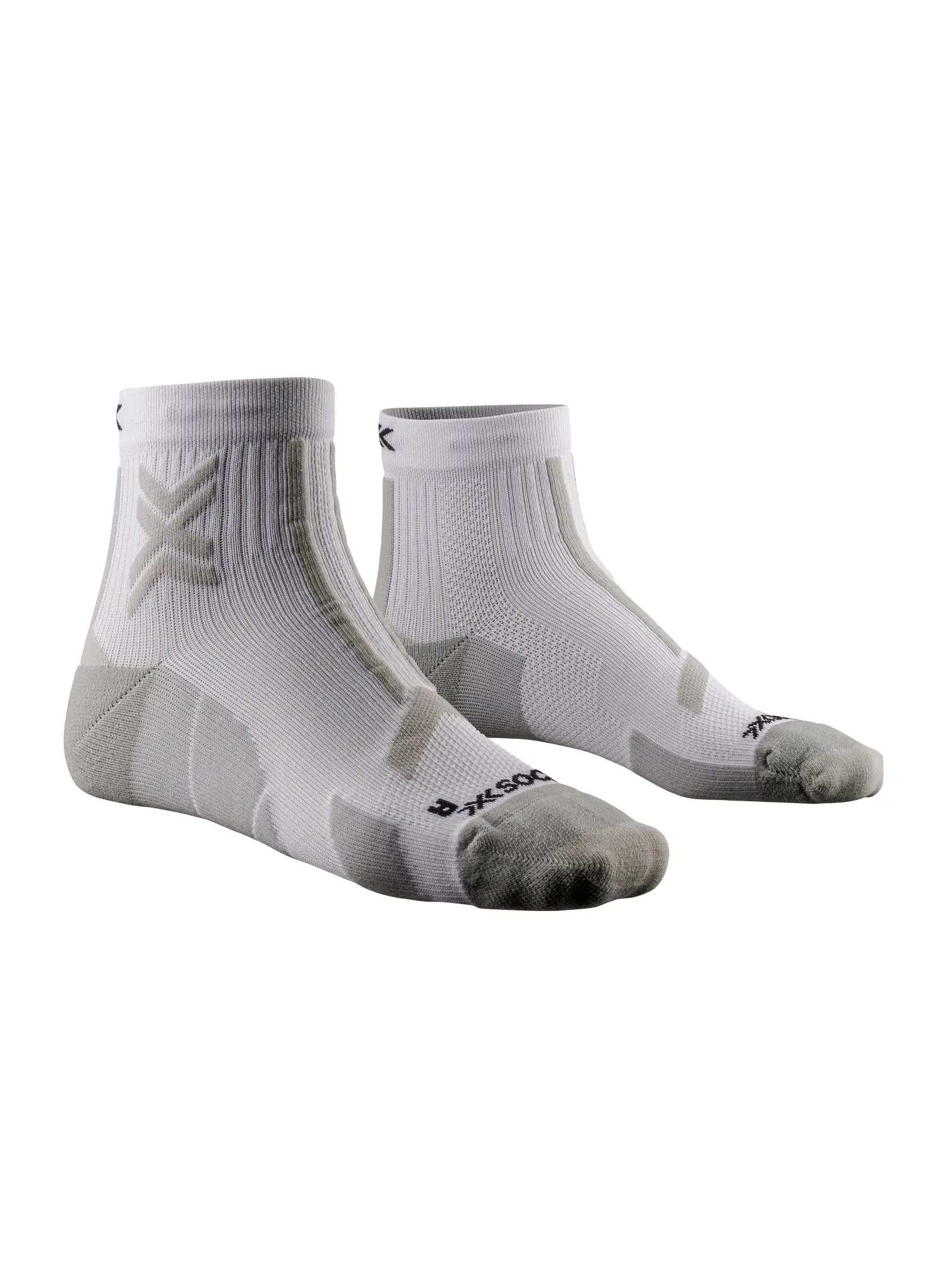 Шкарпетки для бігу X-Socks Trail Run Discover Ankle - artic white/pearl grey
