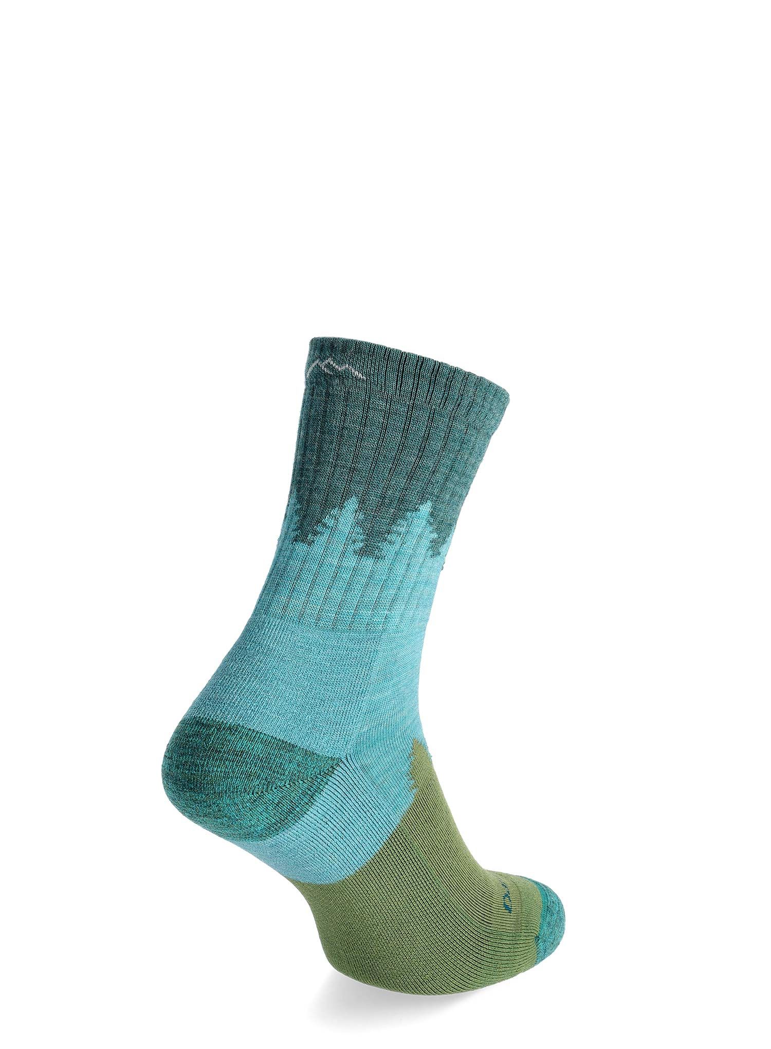 Шкарпетки жіночі Darn Tough Treeline Micro Crew Midweight with Cushion - aqua