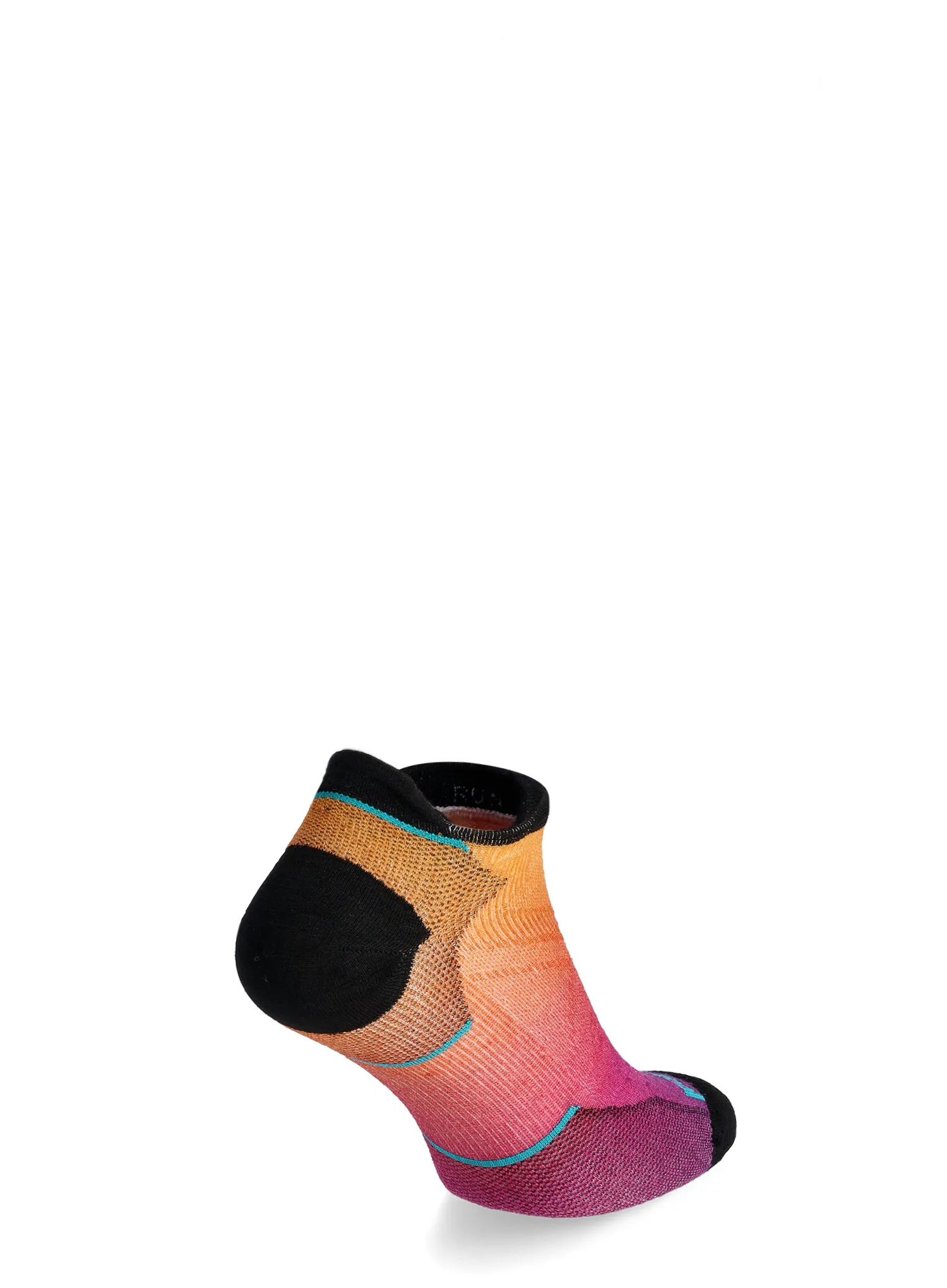 Шкарпетки жіночі для бігу Smartwool Run Zero Cushion Ombre Print Low Ankle Socks - tandoori orange