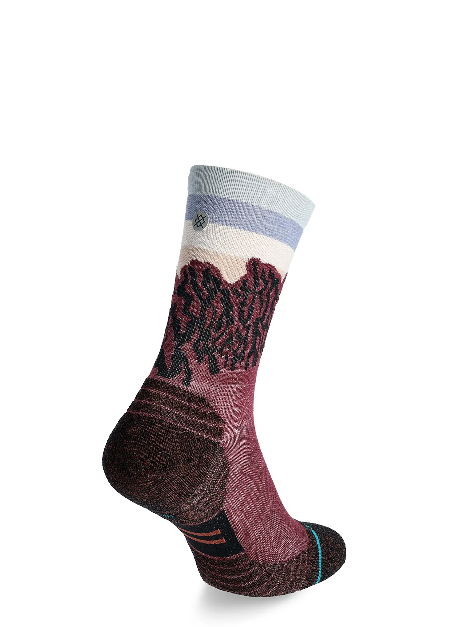 Шкарпетки жіночі Stance The Ridge Light Wool Crew - wine