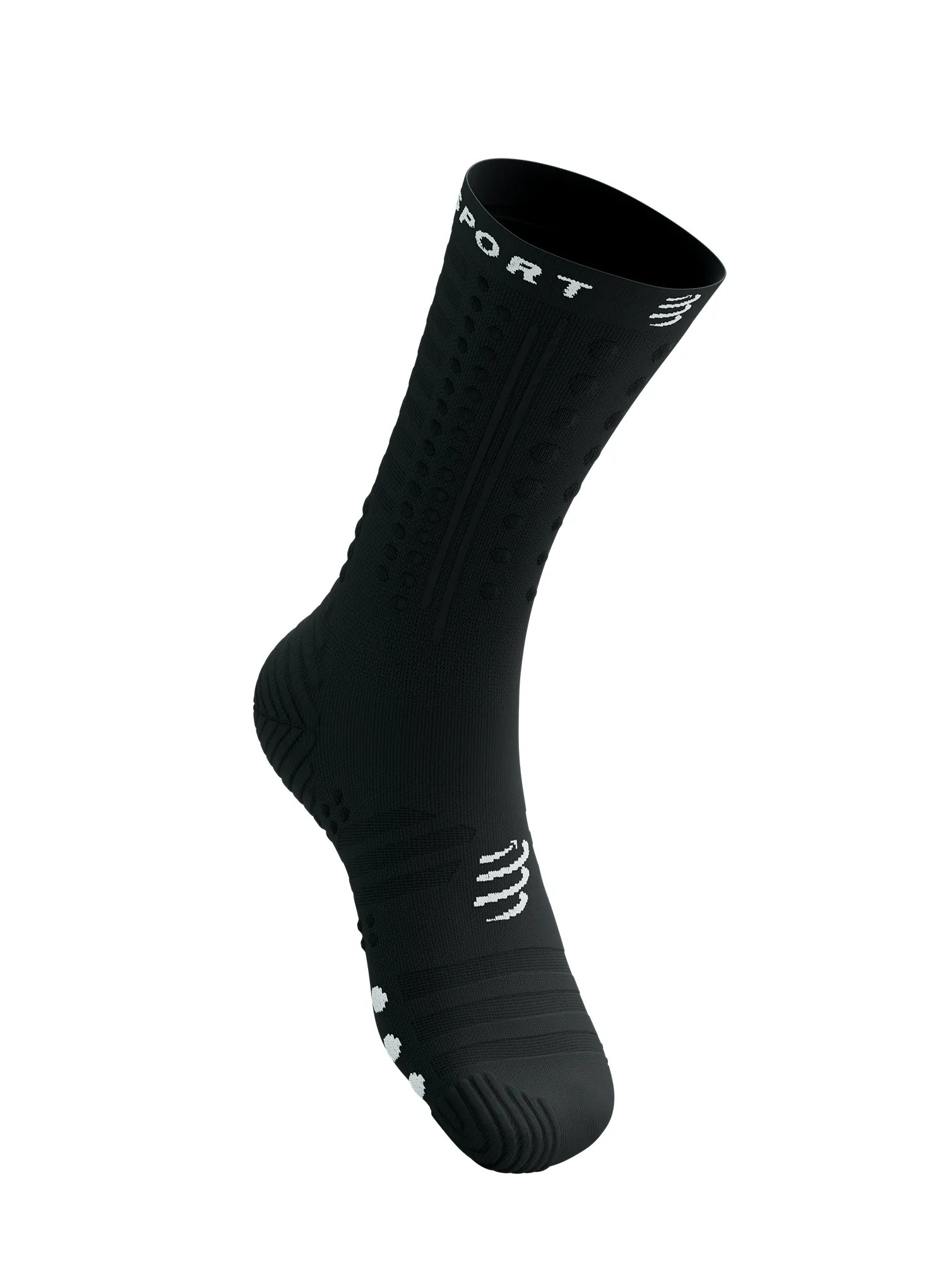 Шкарпетки для бігу Compressport Aero Socks 2.0 - black/white