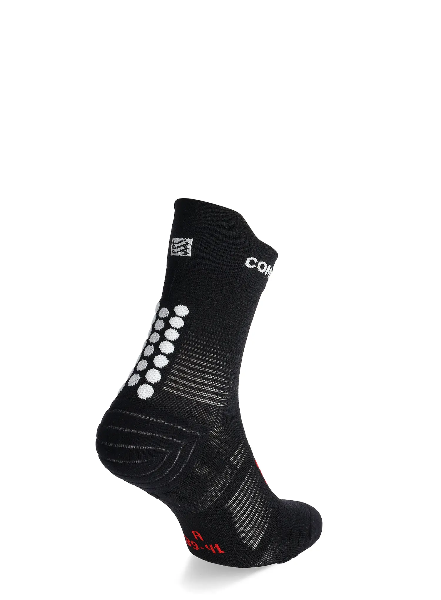 Шкарпетки для бігу Compressport Pro Racing Socks v4.0 Run High - black/white