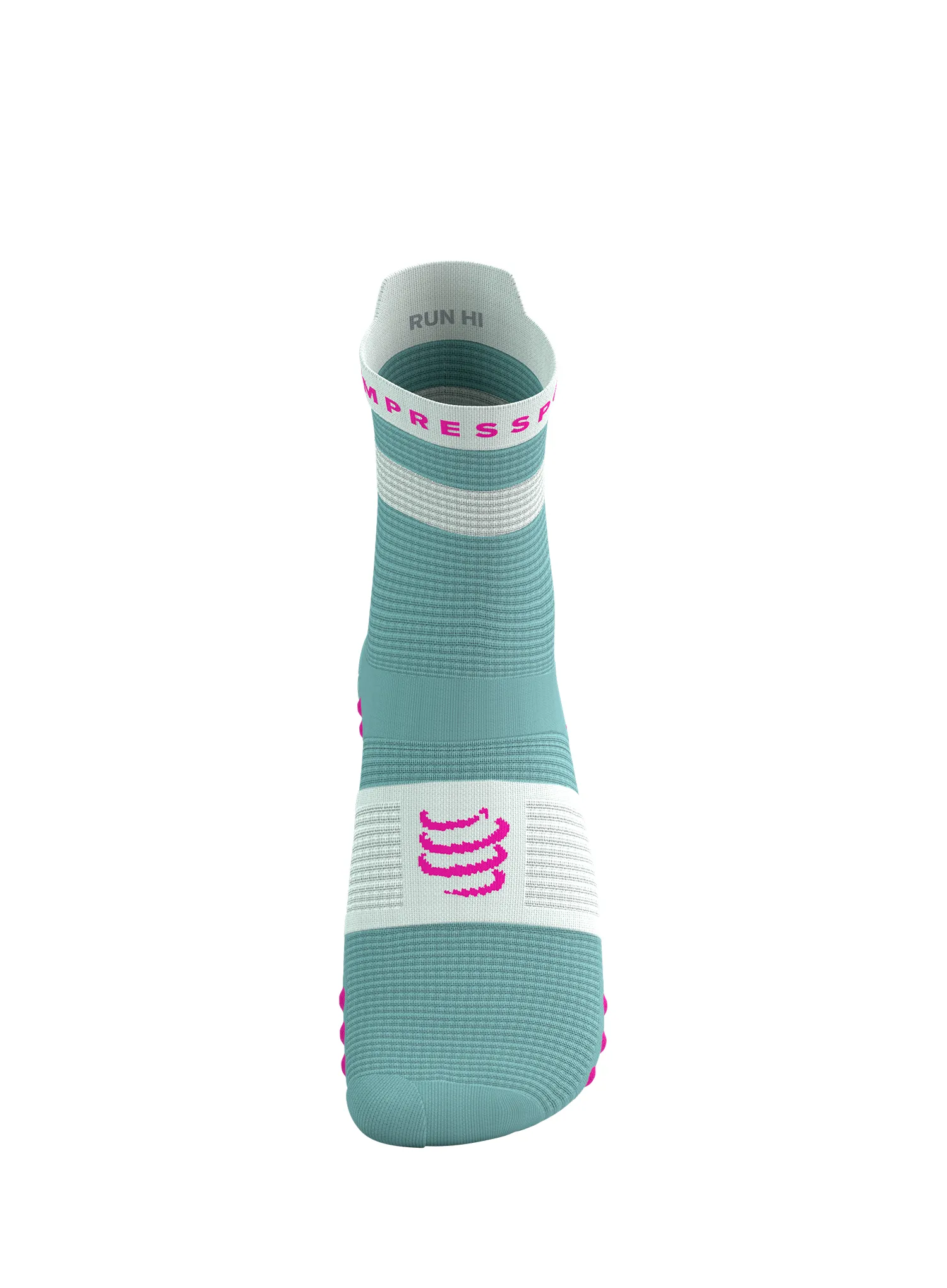 Шкарпетки для бігу Compressport Pro Racing Socks v4.0 Run High - ether/neon pink