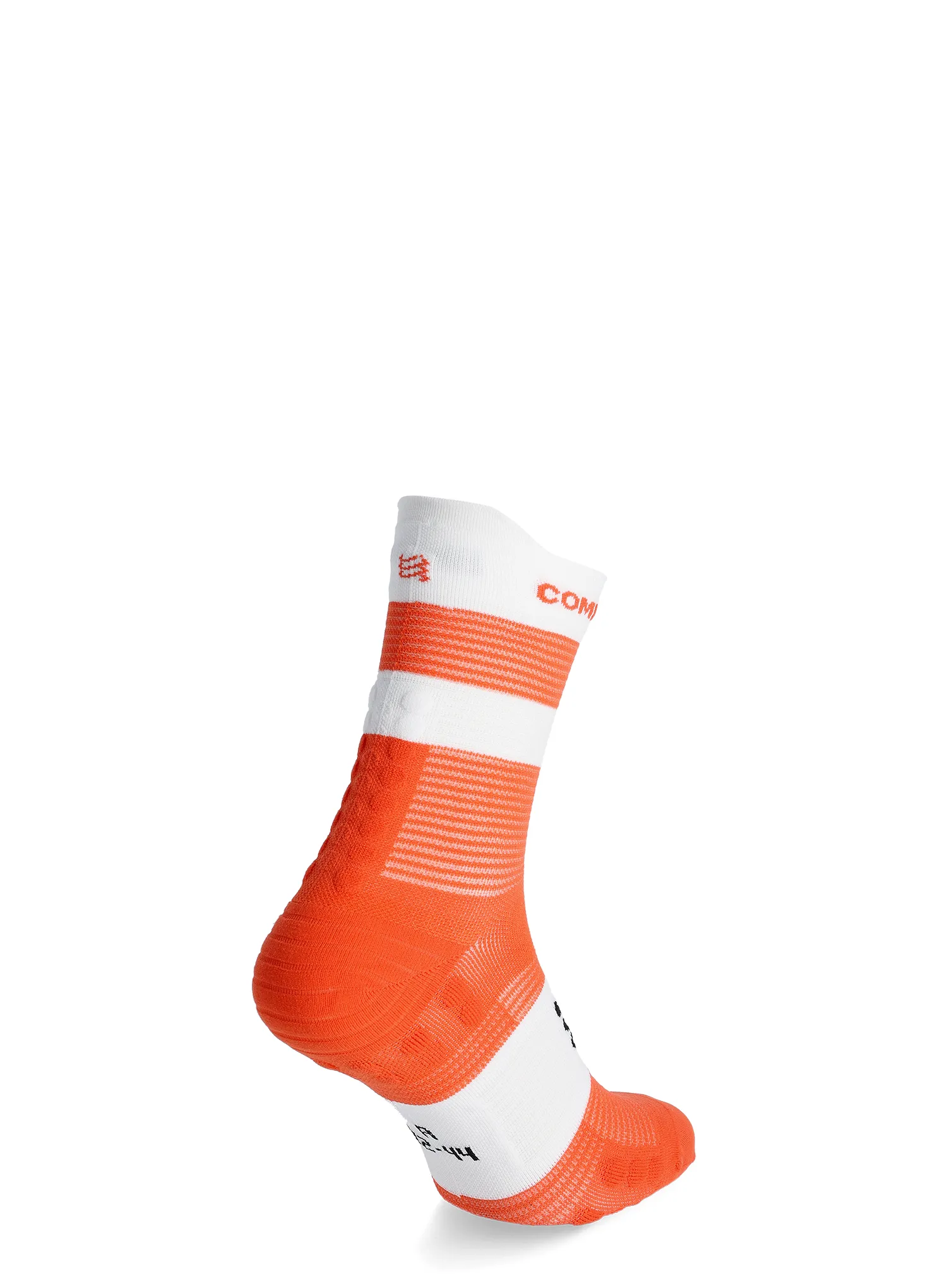 Шкарпетки для бігу Compressport Pro Racing Socks v4.0 Run High - tigerlily/white