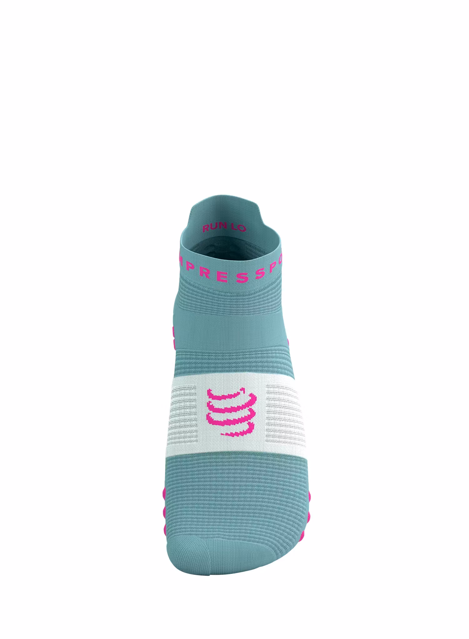 Шкарпетки для бігу Compressport Pro Racing Socks v4.0 Run Low - ether/neon pink