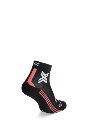 Шкарпетки для бігу жіночі X-Socks Trail Run Discover Ankle - x black/dusty rose