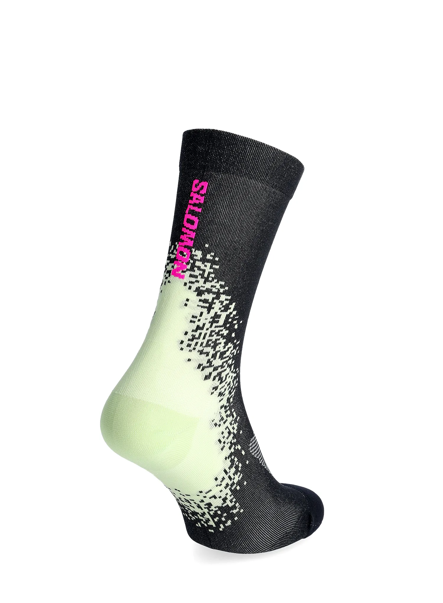 Шкарпетки для бігу Salomon Gravel Crew - pink glo/butterfly