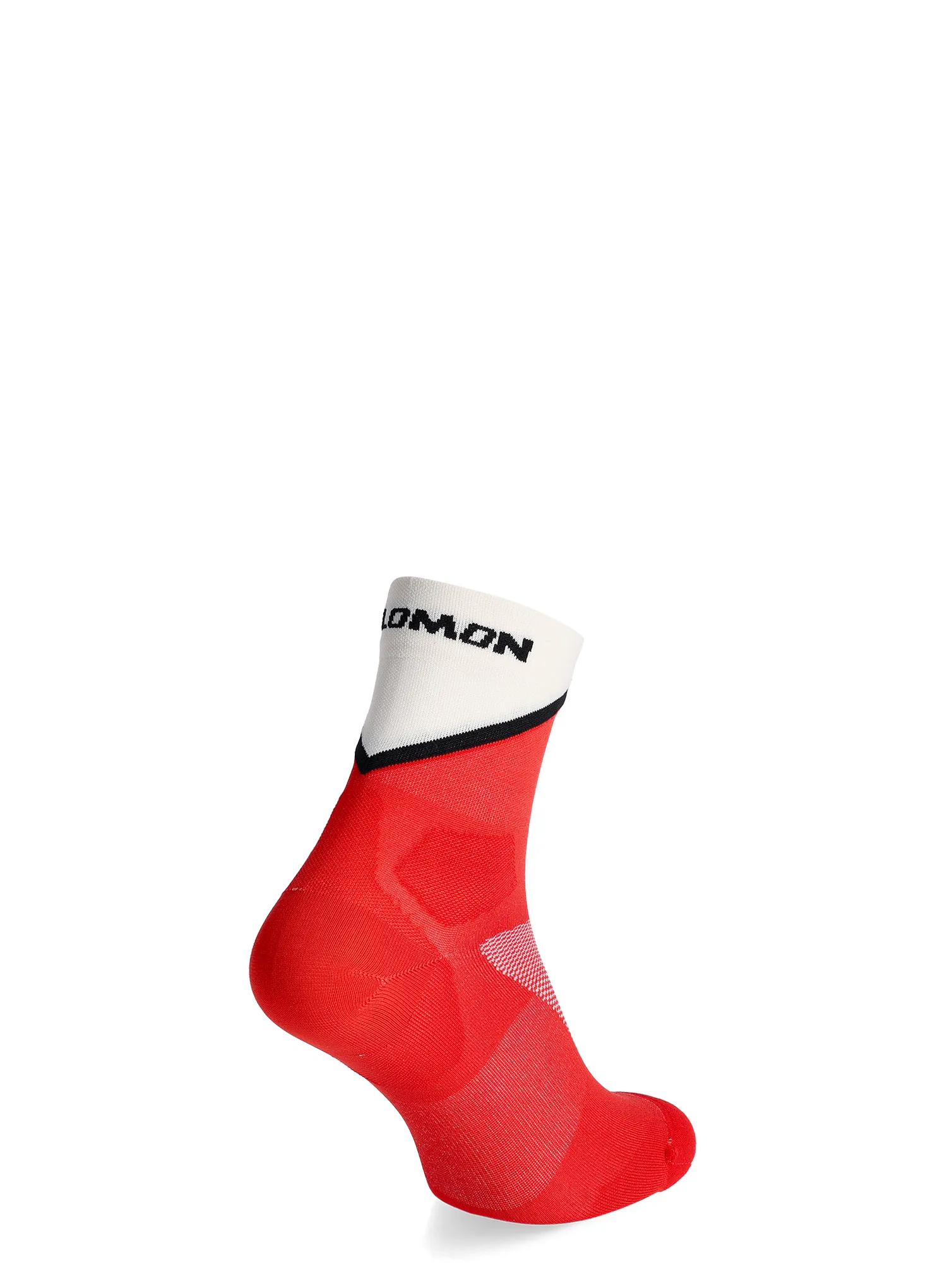 Шкарпетки для бігу Salomon Pulse Ankle - fiery red/vanilla ice/black