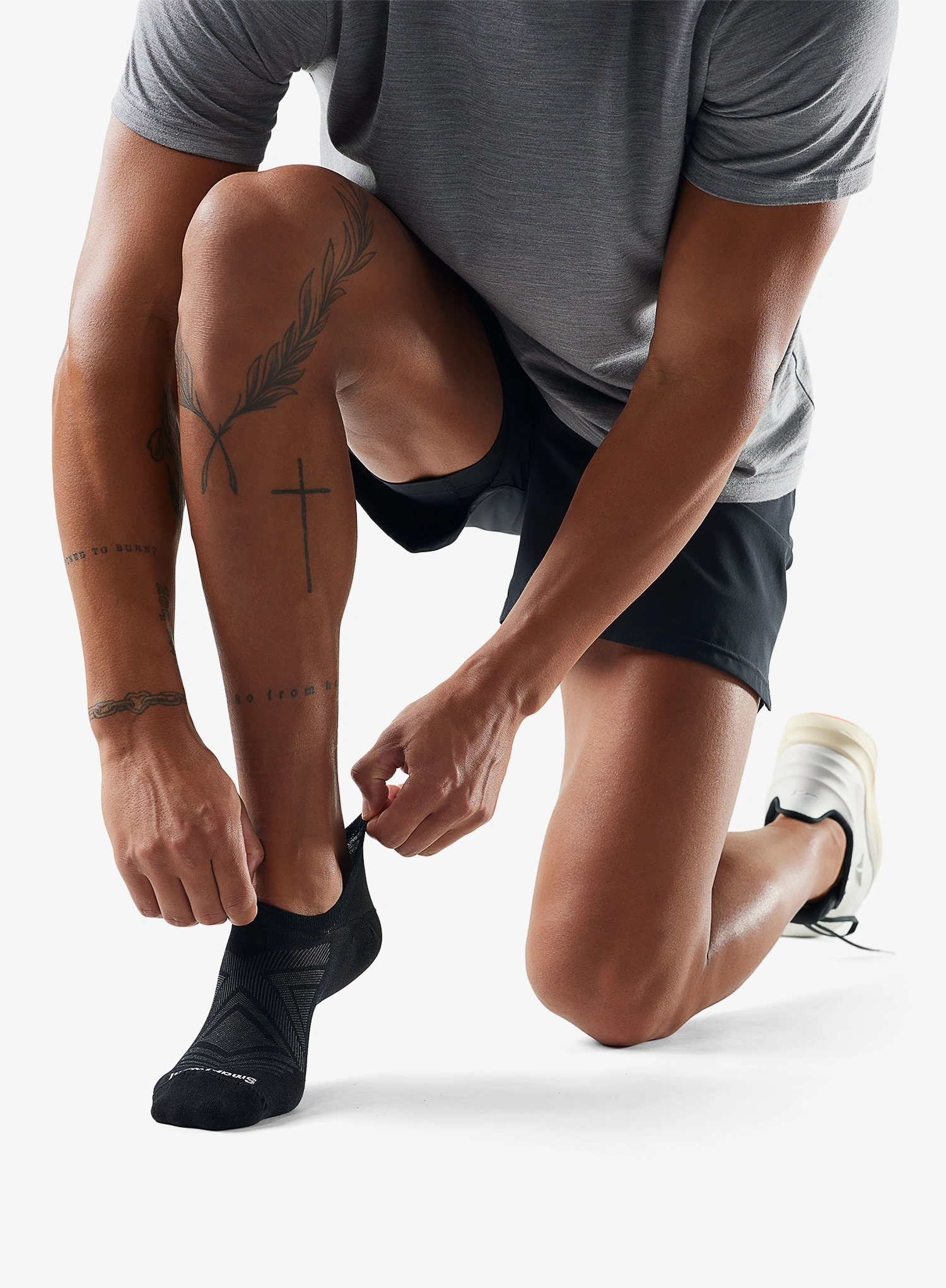 Шкарпетки для бігу Smartwool Run Zero Cushion No Show Socks - black