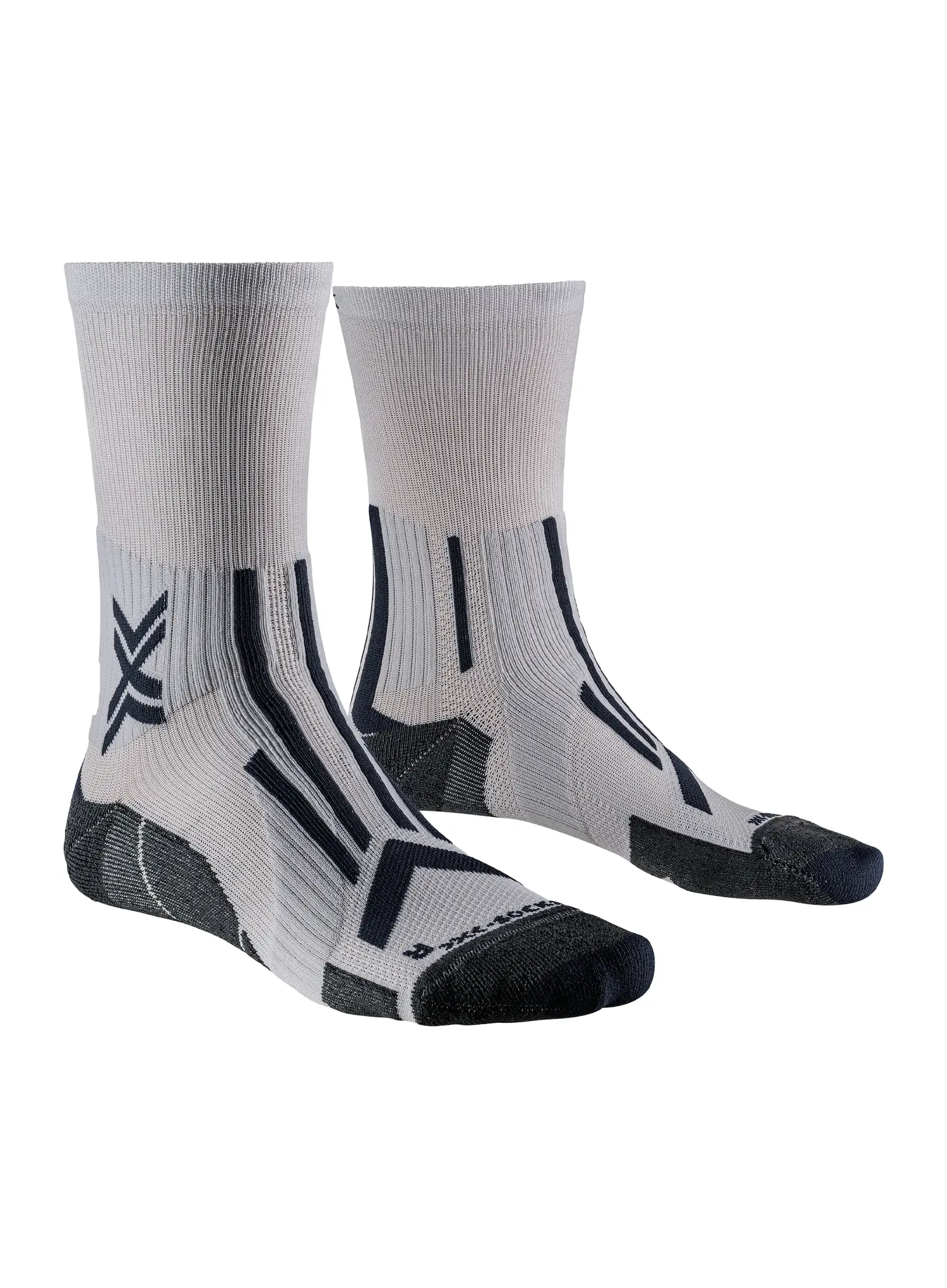 Шкарпетки для бігу X-Socks Trailrun Perform Crew - pearl grey/charcoal