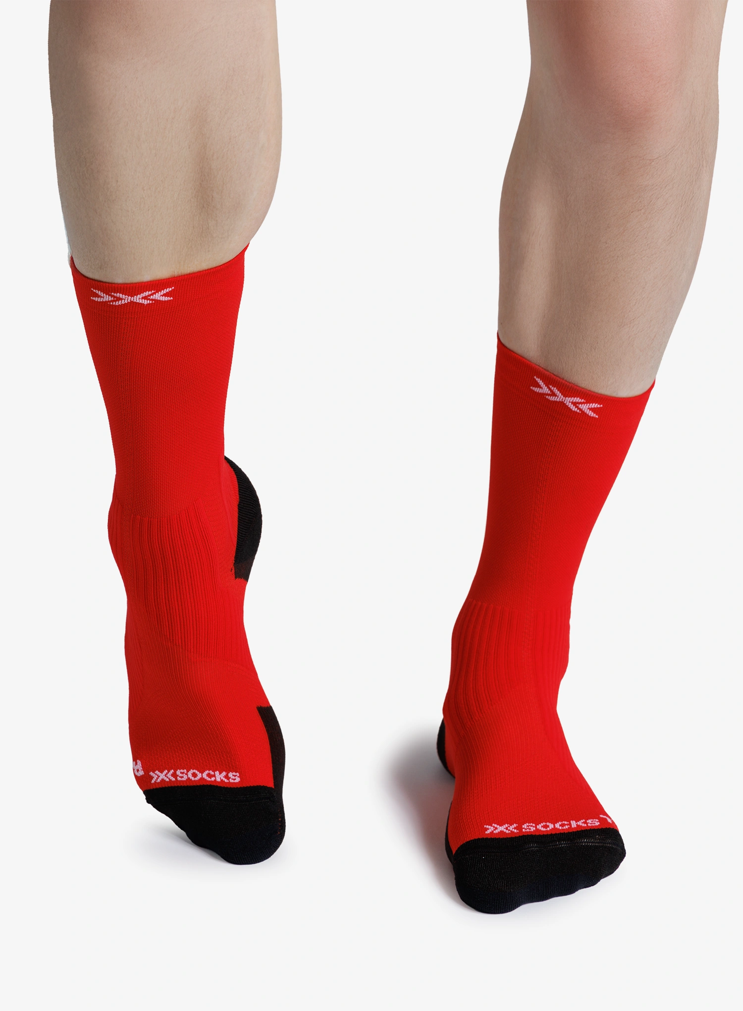 Шкарпетки для бігу X-Socks Trailrun Perform Crew - rocket red