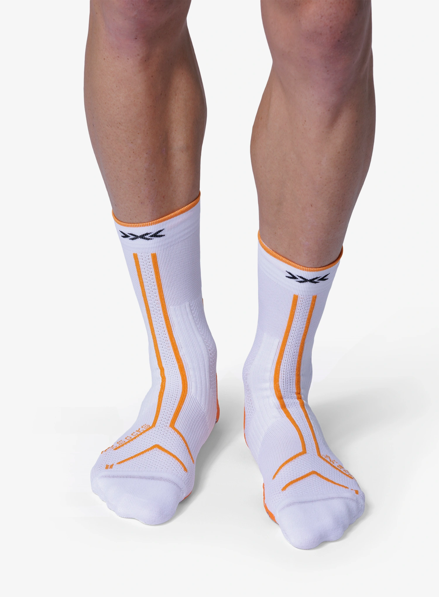 Шкарпетки для бігу X-Socks Trailrun Terraskin Expert Crew - x white/blazing orange