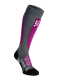 Шкарпетки лижні жіночі UYN Ski All Mountain - medium grey melange/purple