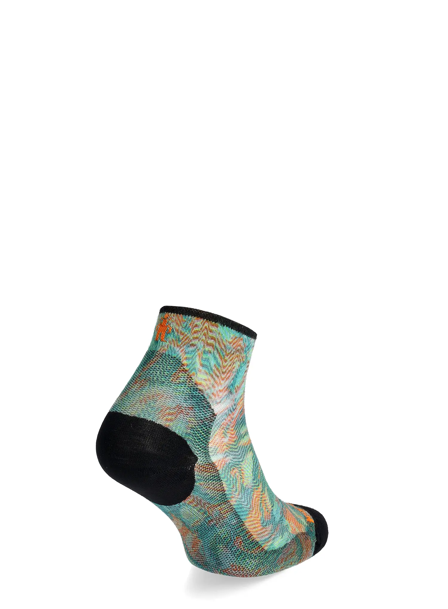 Велошкарпетки жіночі Smartwool Bike Zero Cushion Jungle Music Print Ankle Socks - honey gold