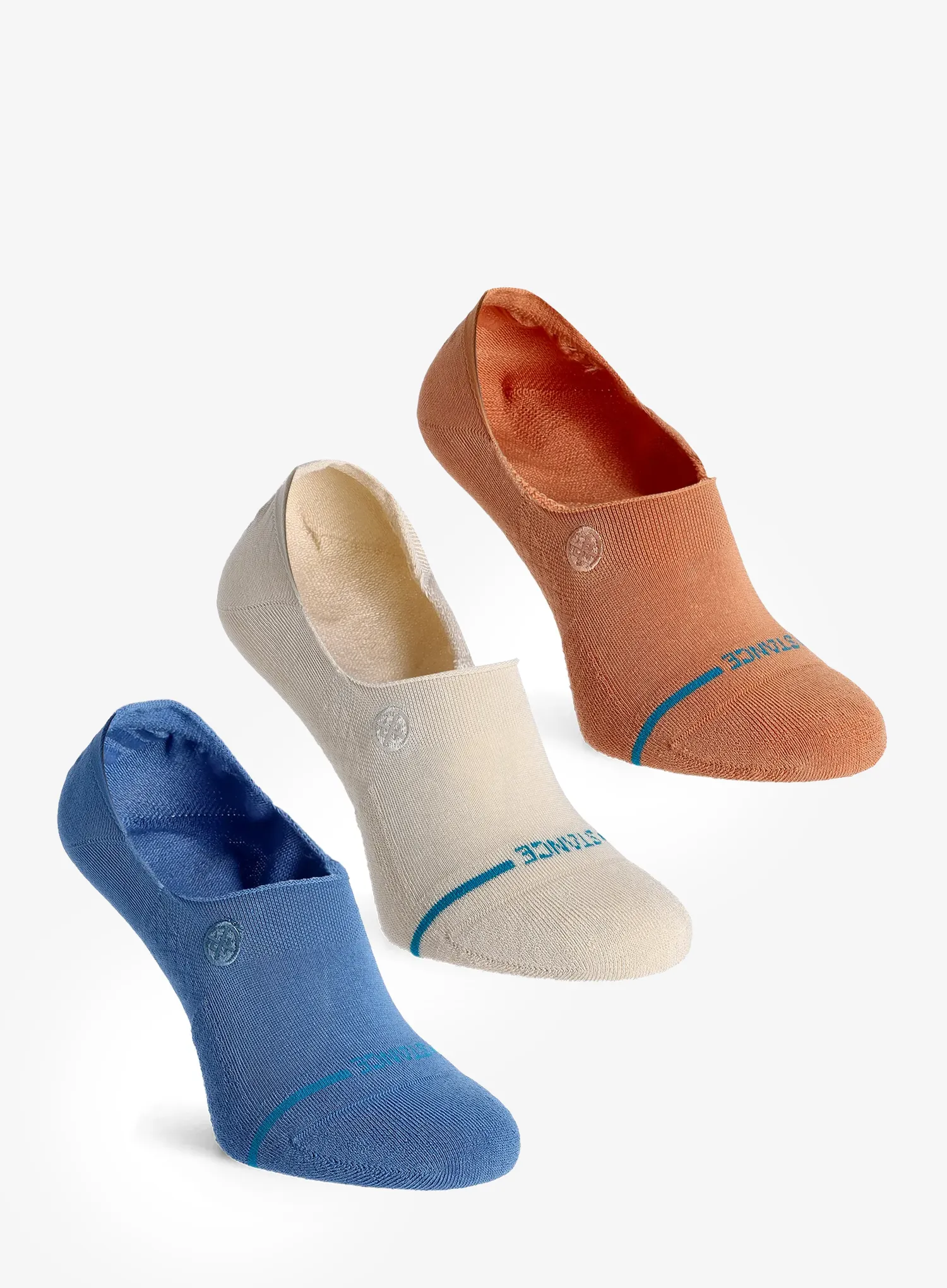 Шкарпетки Stance Icon No Show 3 Pack - mango