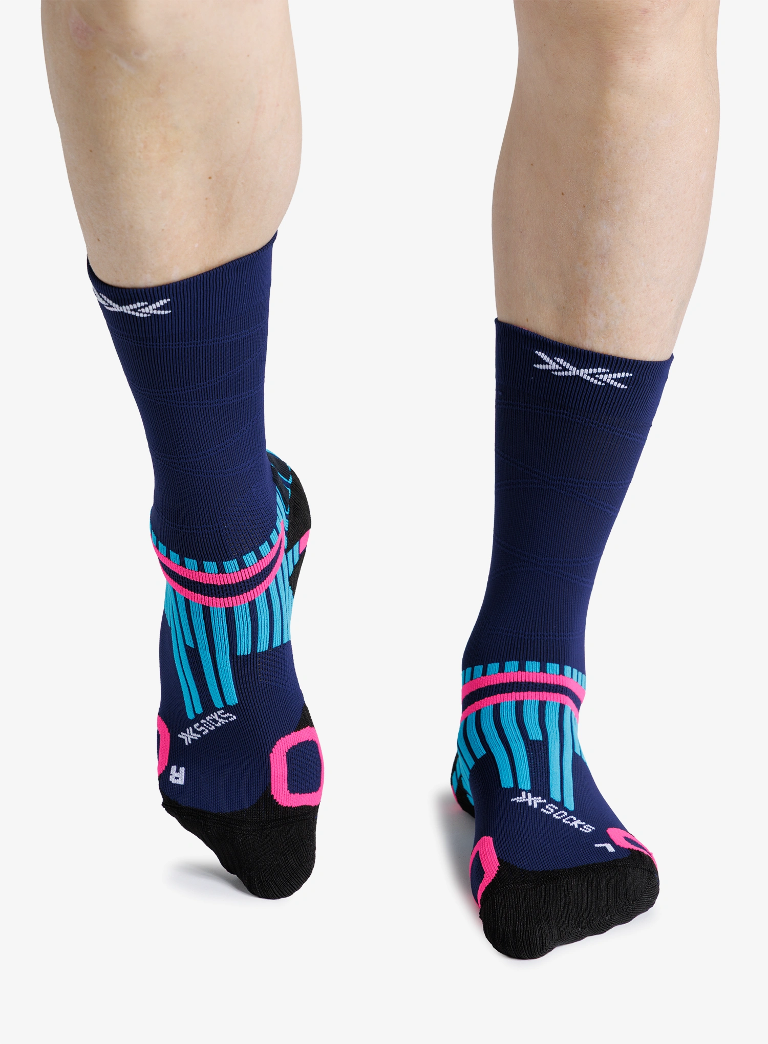 Шкарпетки трекінгові X-Socks Hike Anatomix Crew - marine