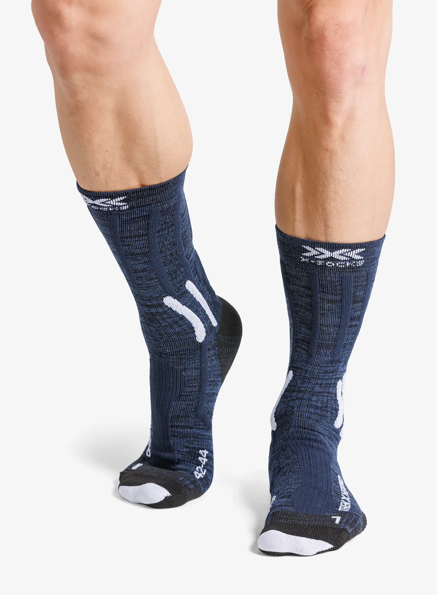 Шкарпетки трекінгові X-Socks Trek X Merino - midnight blue/arctic white