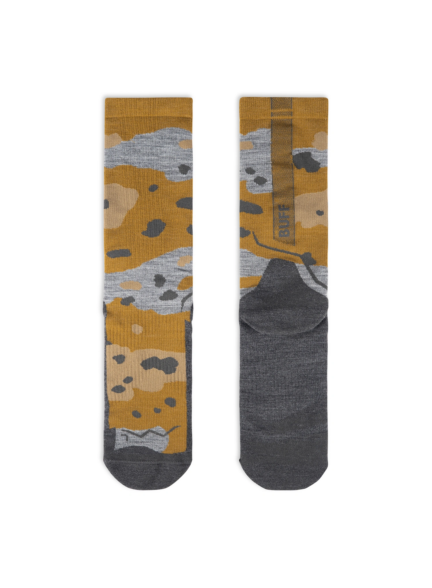 Шкарпетки туристичні Buff Merino LIghtweight Crew Sock LWC2 - umber khaki