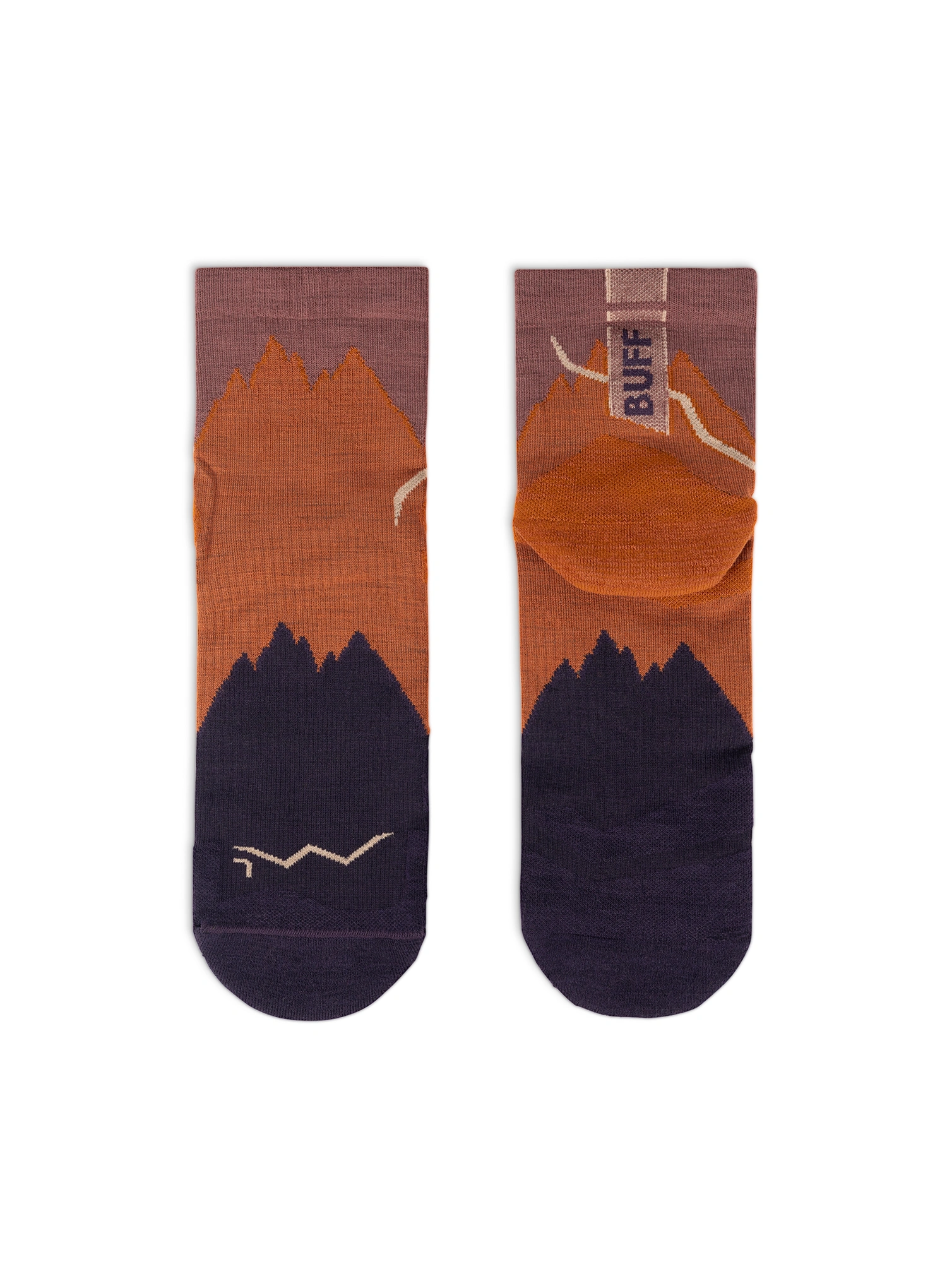 Шкарпетки туристичні Buff Merino LIghtweight Quarter Sock LWQ3 - ginger